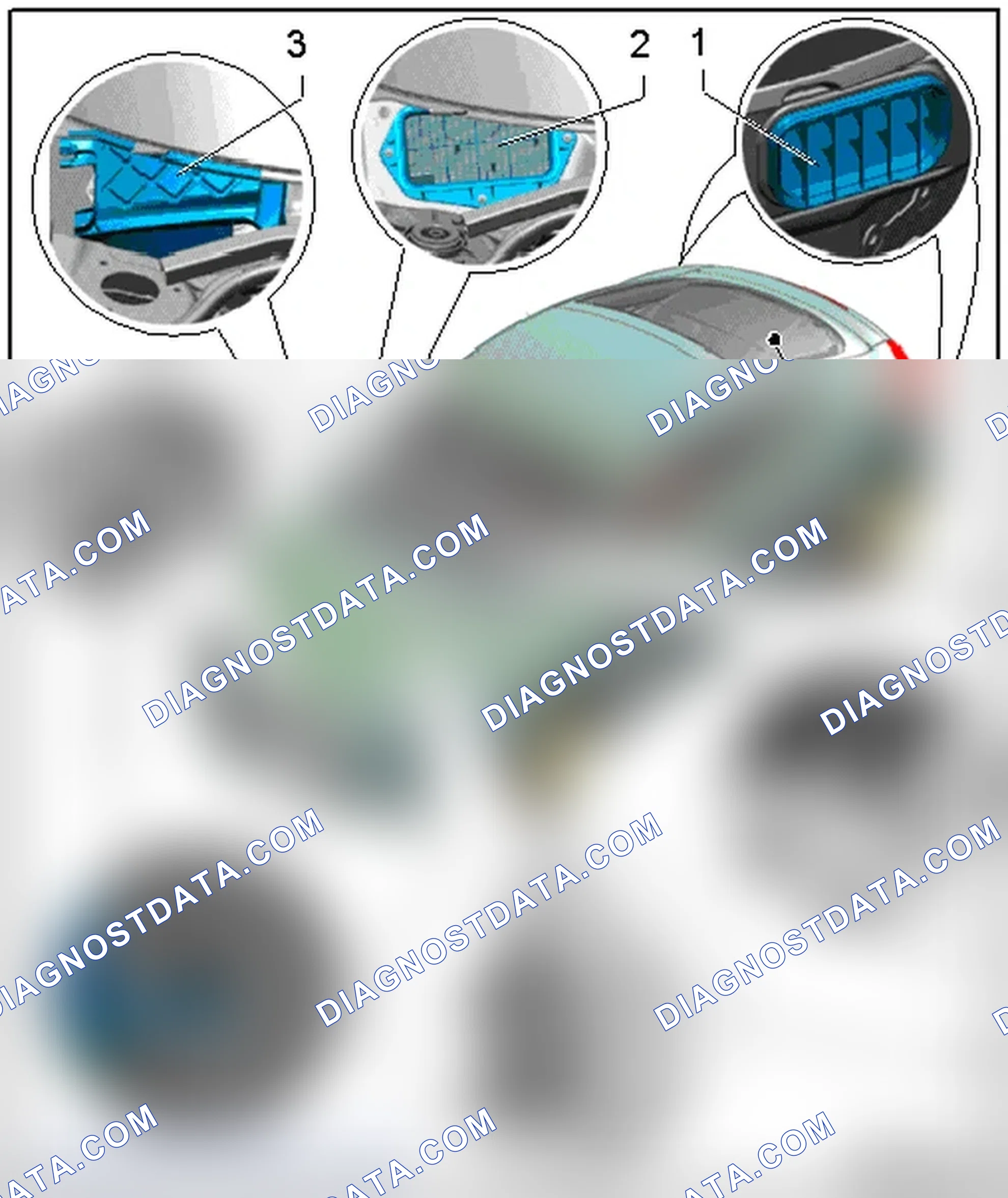 Scheme 113: COMPONENTS OUTSIDE PASSENGER COMPARTMENT