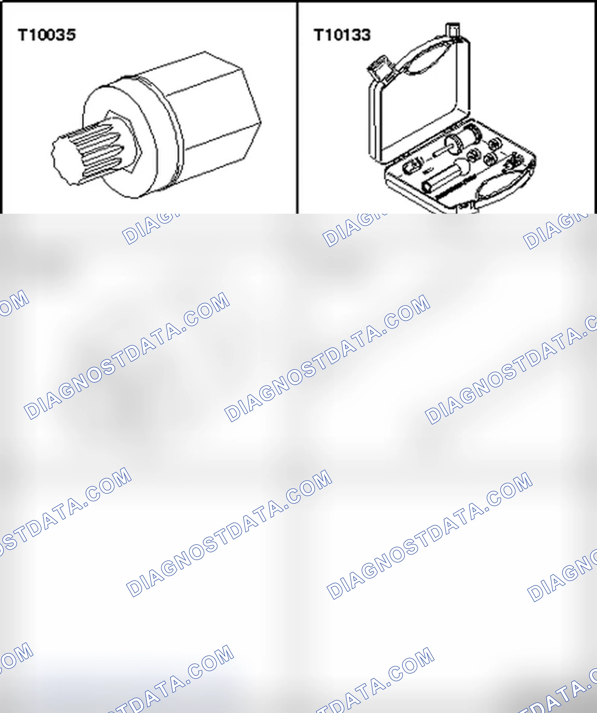 Scheme 578: Camshafts, removing and installing