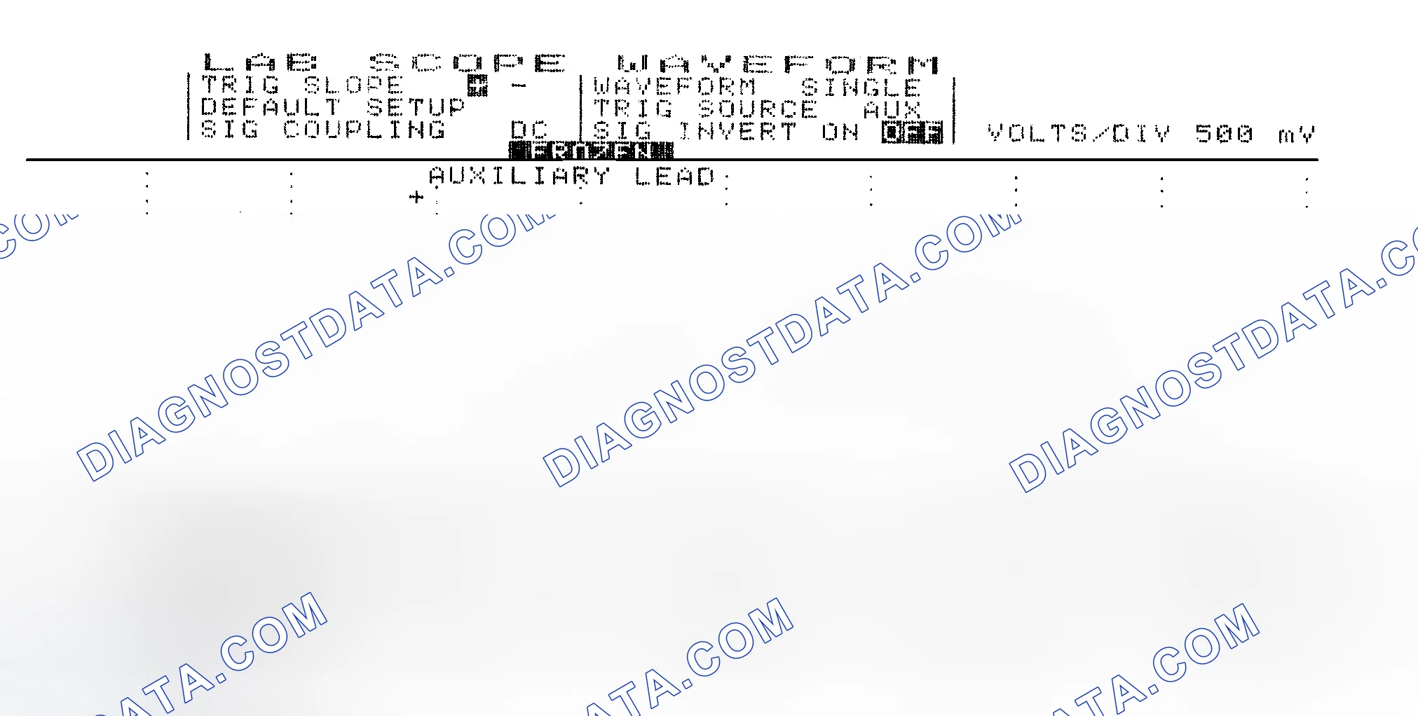 Scheme 14: Single Injector w/Excessive Current Flow - Current Pattern