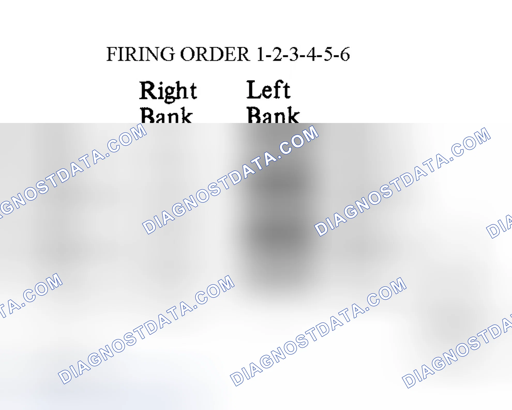 Scheme 33: Cylinder Numbering & Firing Order (Avalon 3.0L, Highlander 3.0L & Sienna 3.0L)