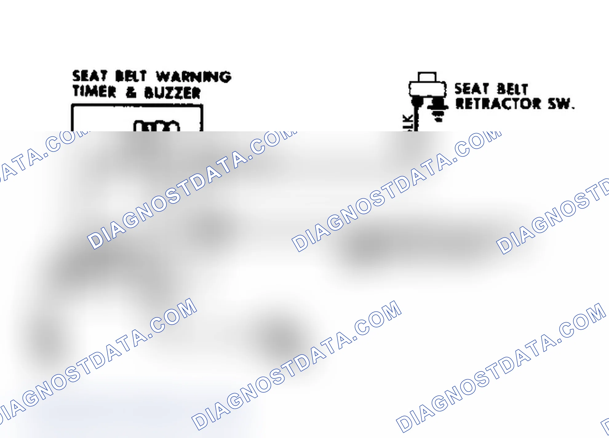 Scheme 3: General Motors Seat Belt Warning System Wiring Diagram
