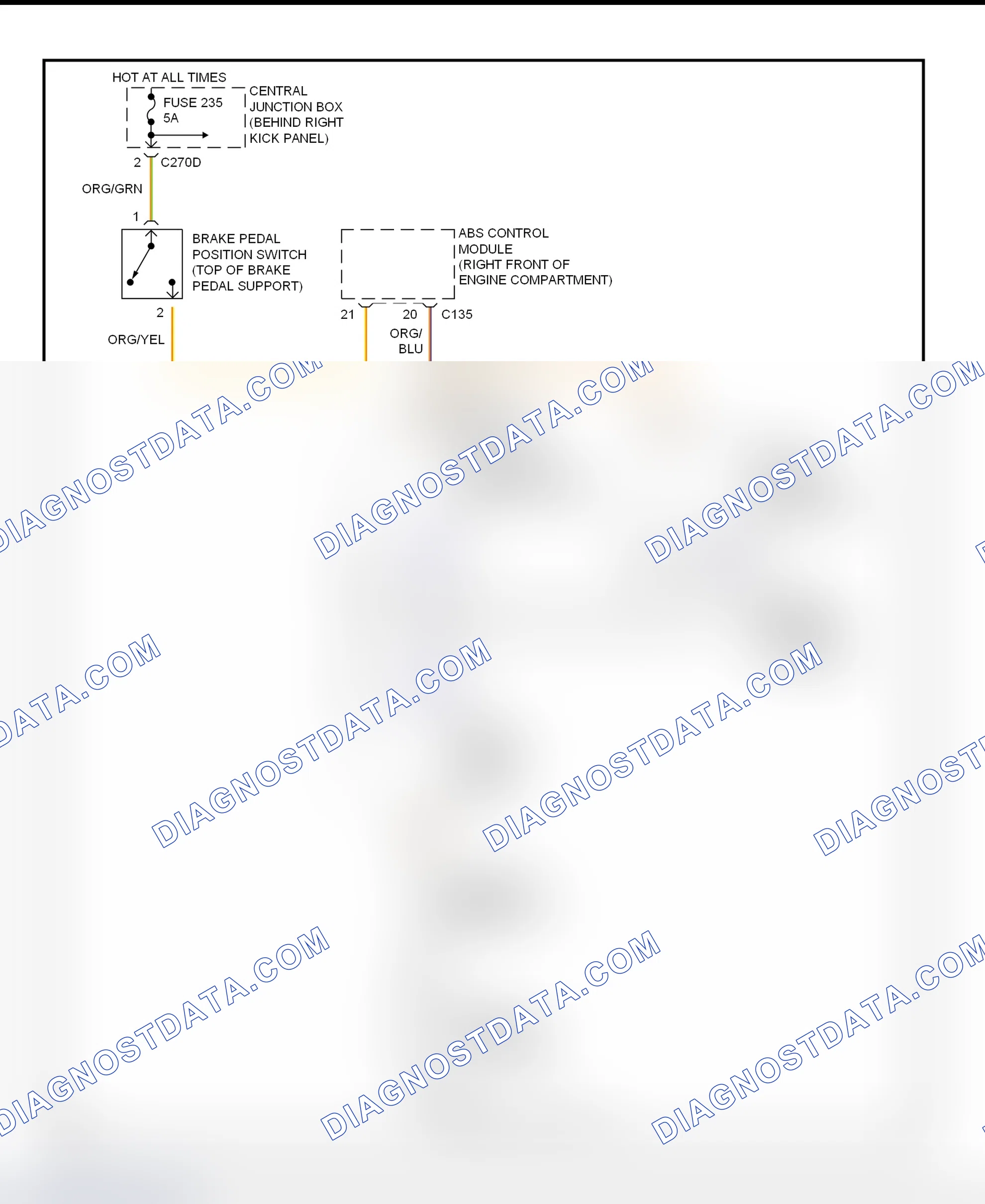 Fig. 23: Shift Interlock System Wiring Diagram (LS With IVD)