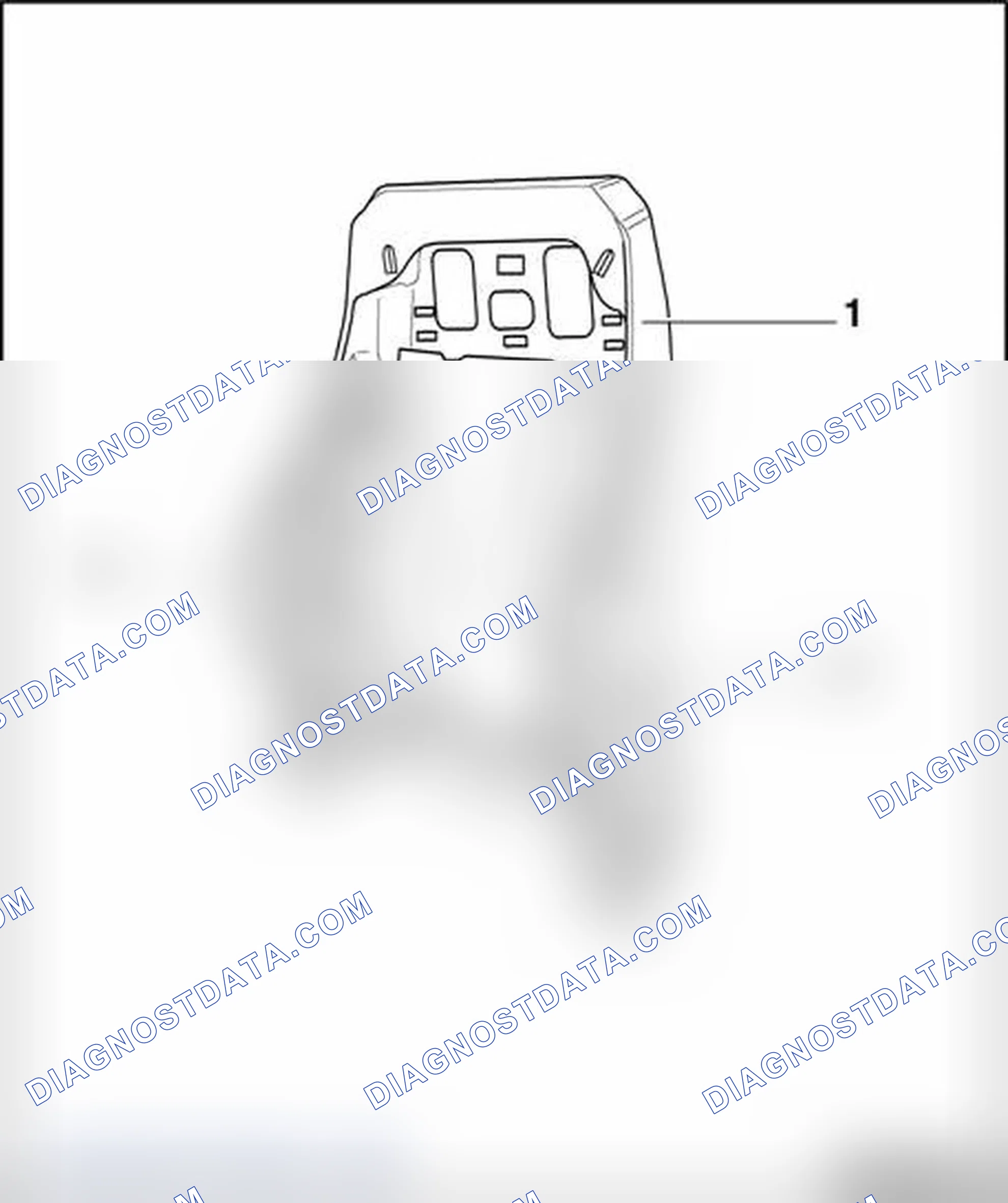 Scheme 226: Backrest (standard seat), replacing