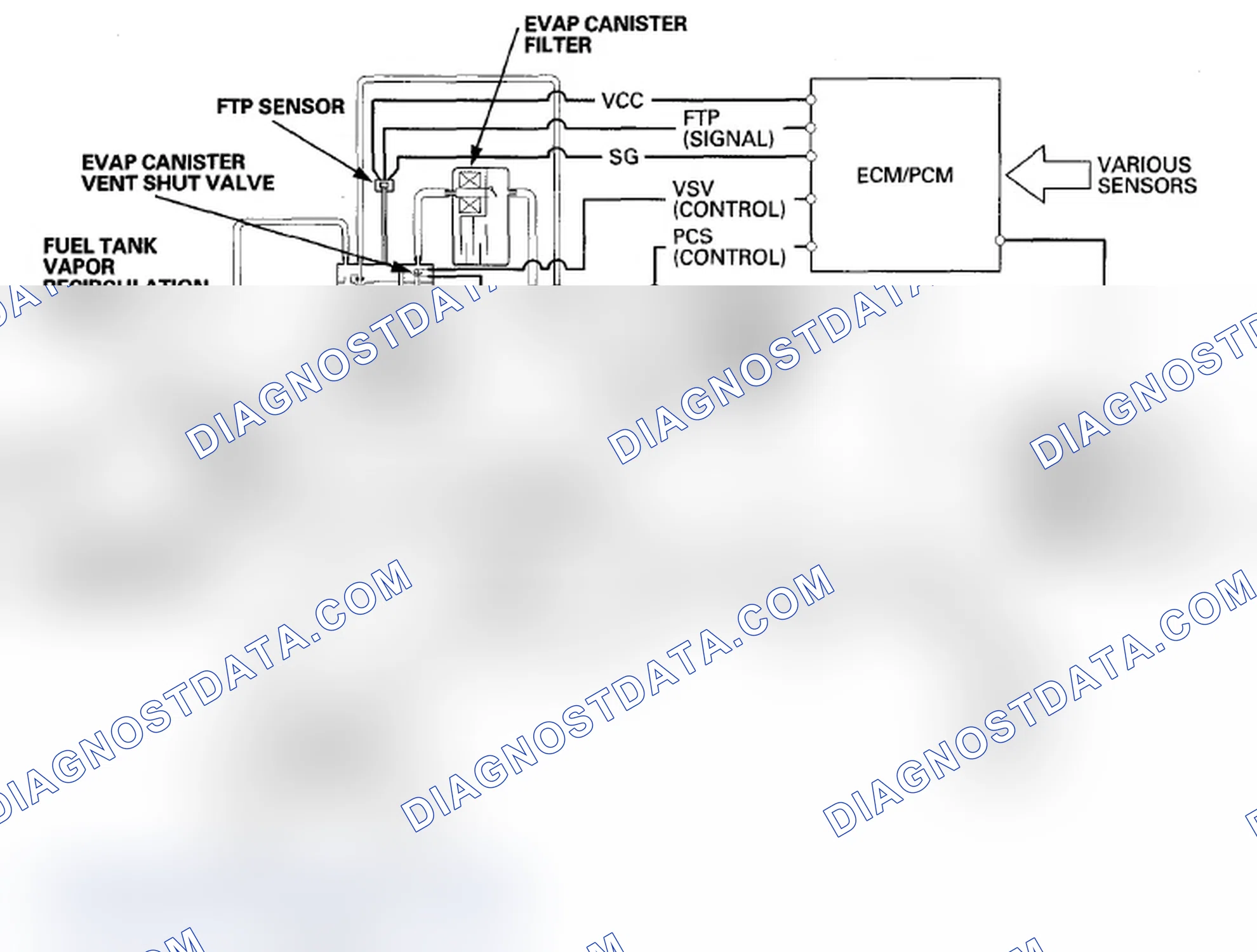 Scheme 169: Evaporative Emission (EVAP) Control Diagram