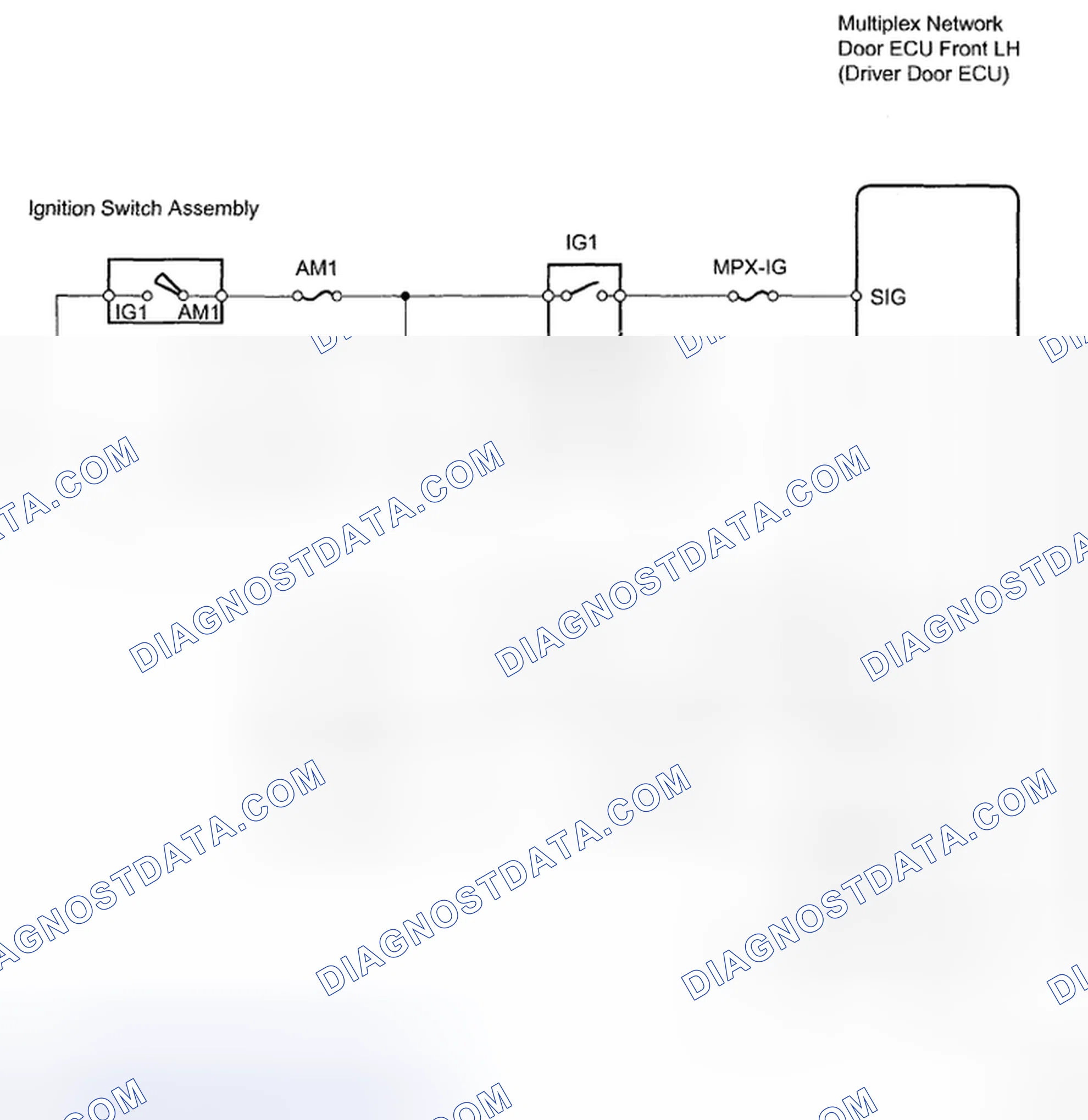 Scheme 26: Driver Side Door ECU Power Source - Wiring Diagram