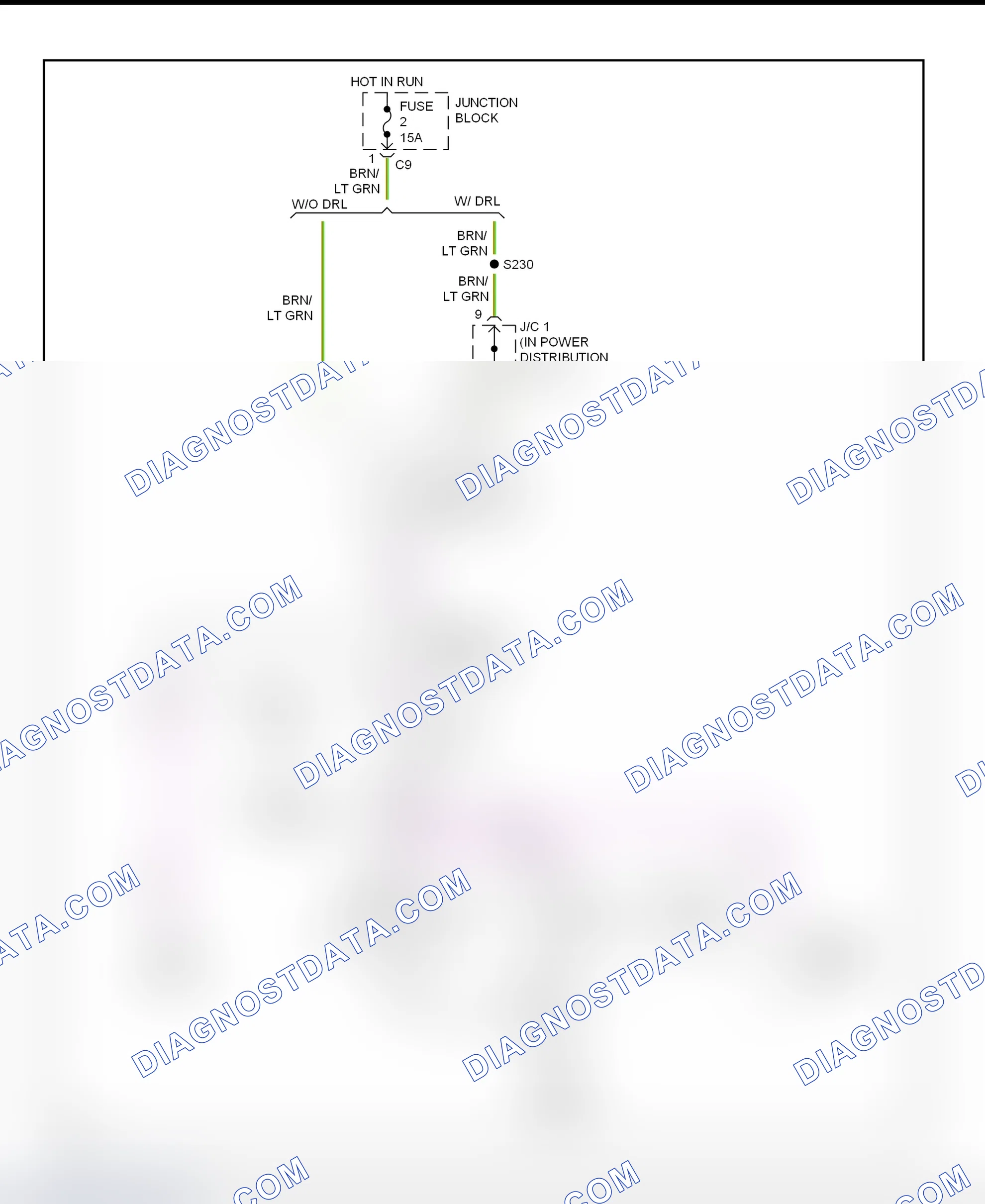 Scheme 6: Back-Up Lights Wiring Diagram (Durango)
