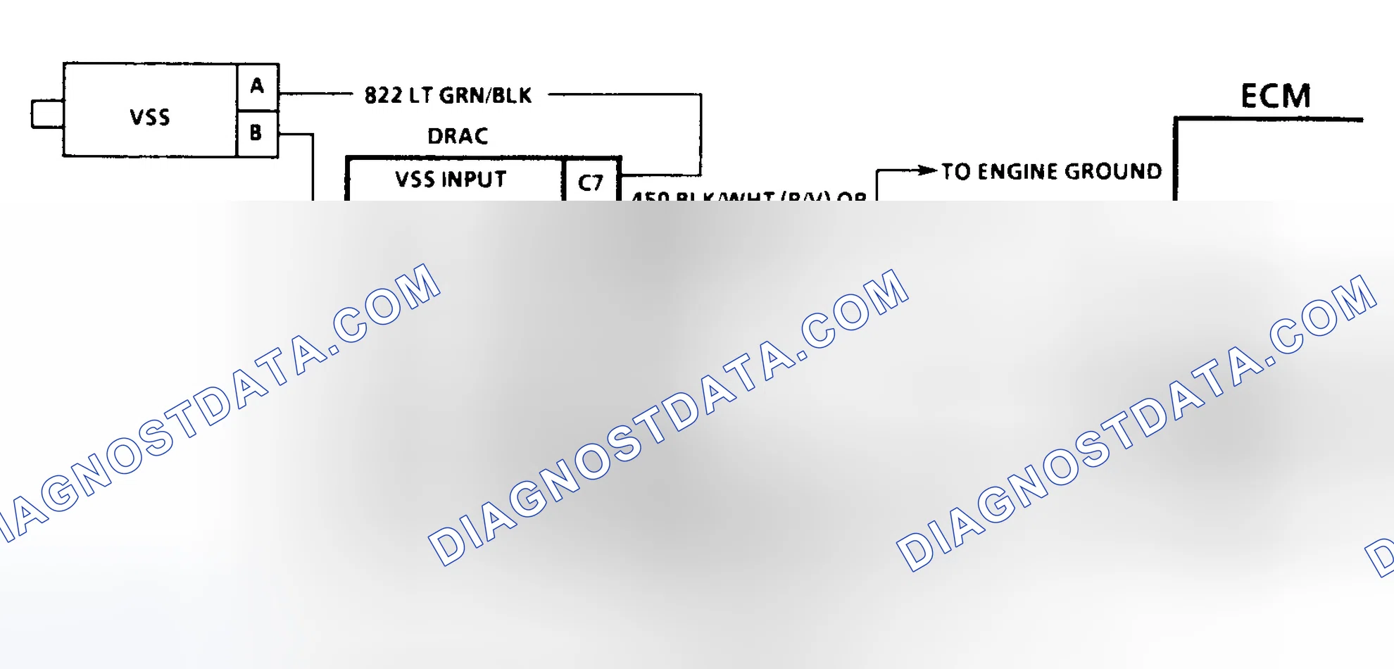 Scheme 89: Code 24 Schematic (Astro, Safari & G, P, R & V W/O 4L80-E Transmission) Vehicle Speed Sensor