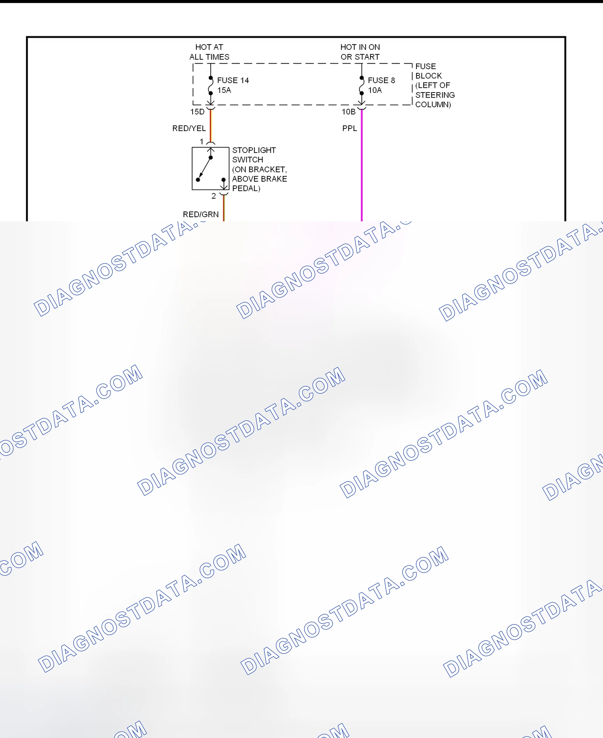 Scheme 103: Shift Interlock System Wiring Diagram (Infiniti G20)
