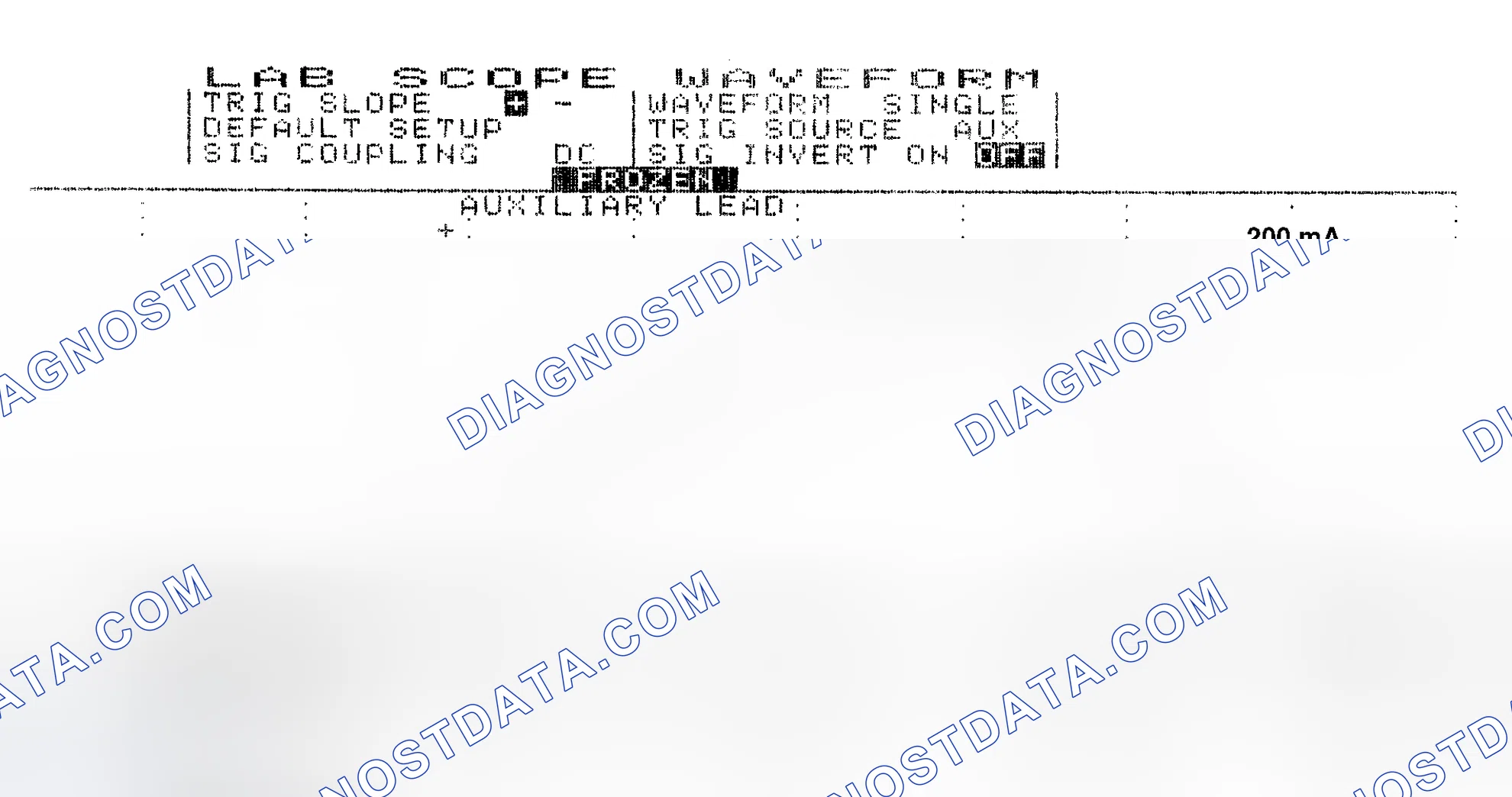 Scheme 13: Single Injector w/Normal Current Flow - Current Pattern