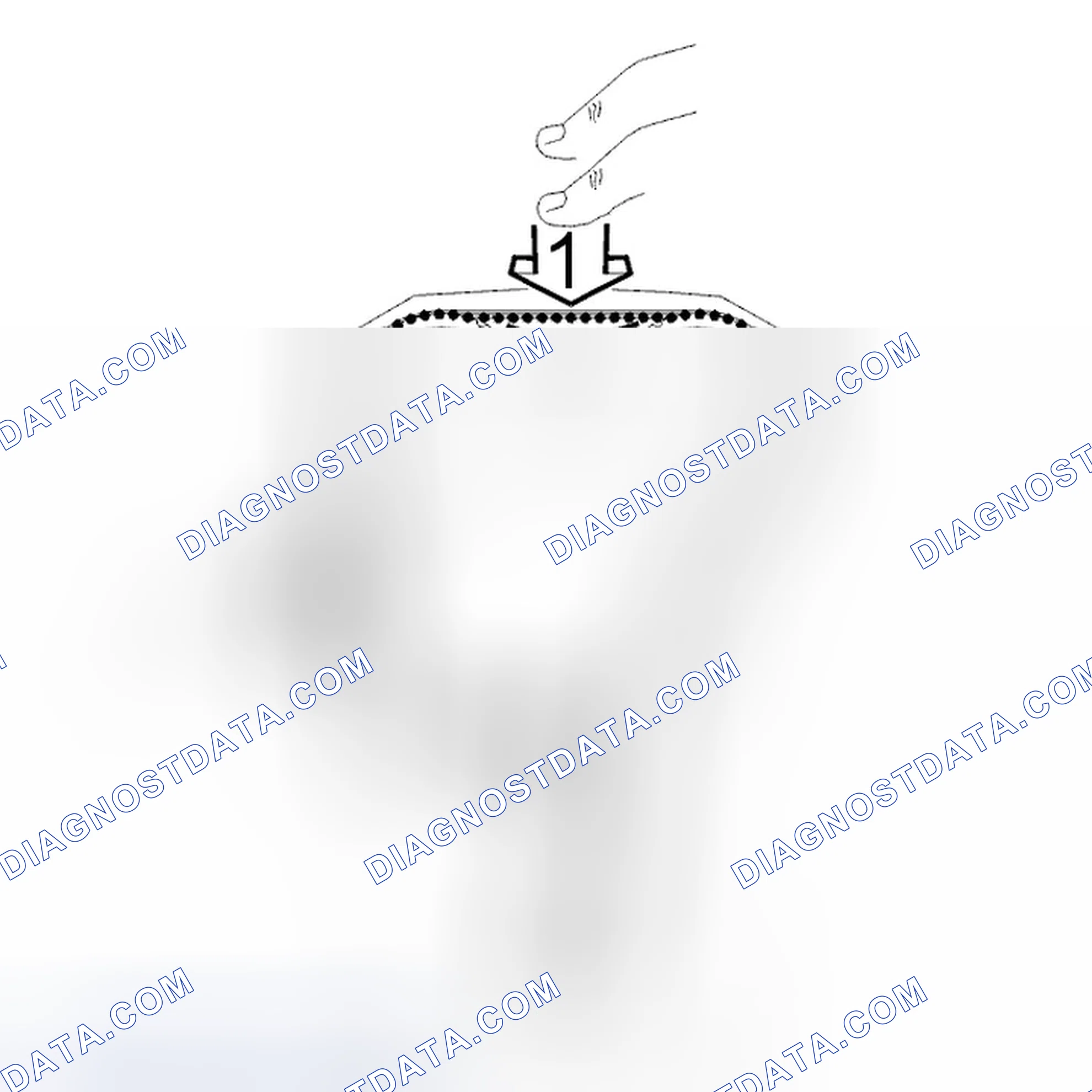 Scheme 284: Checking the markings and belt tension