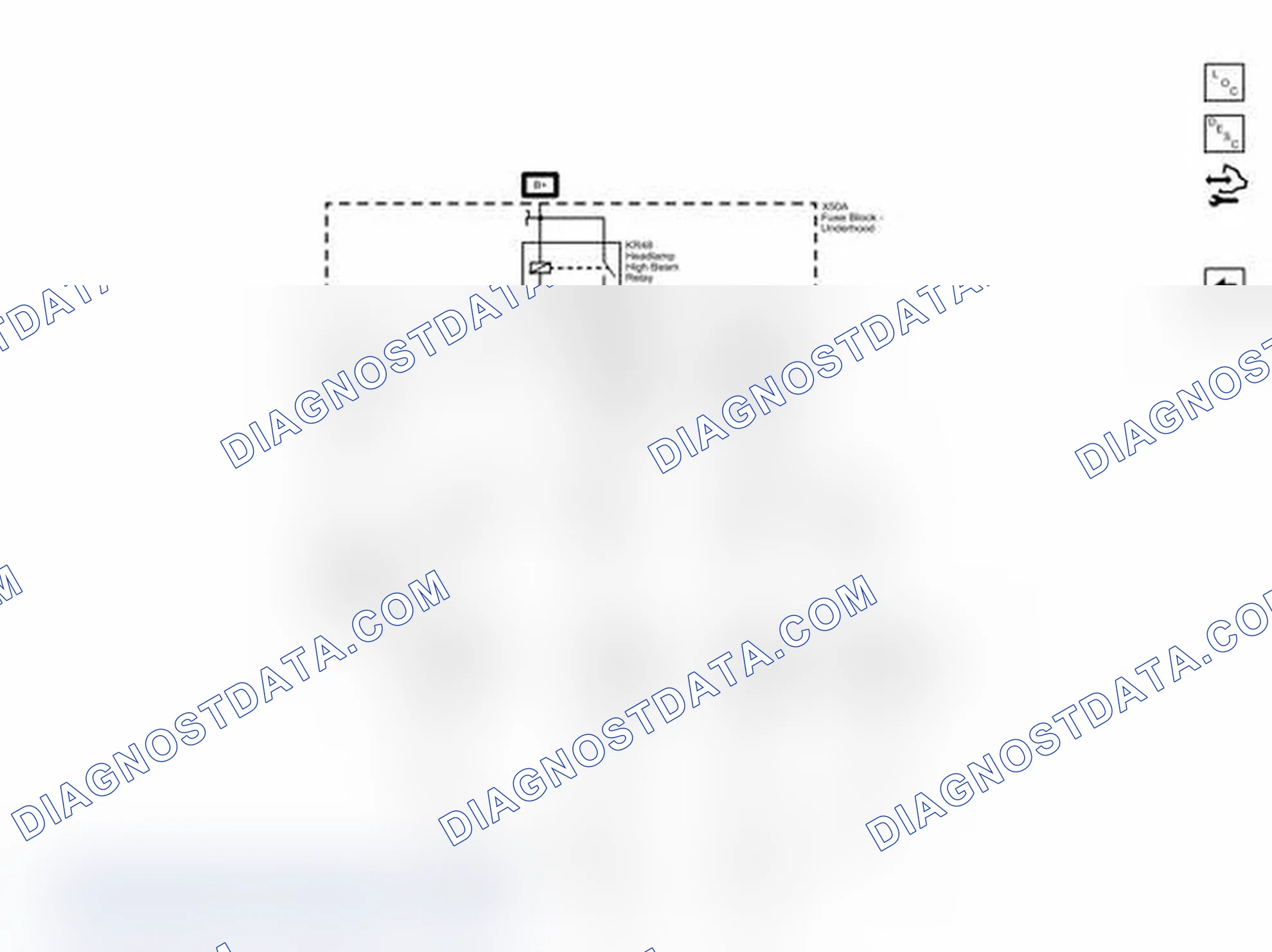 Scheme 3: High Beams Wiring Schematics
