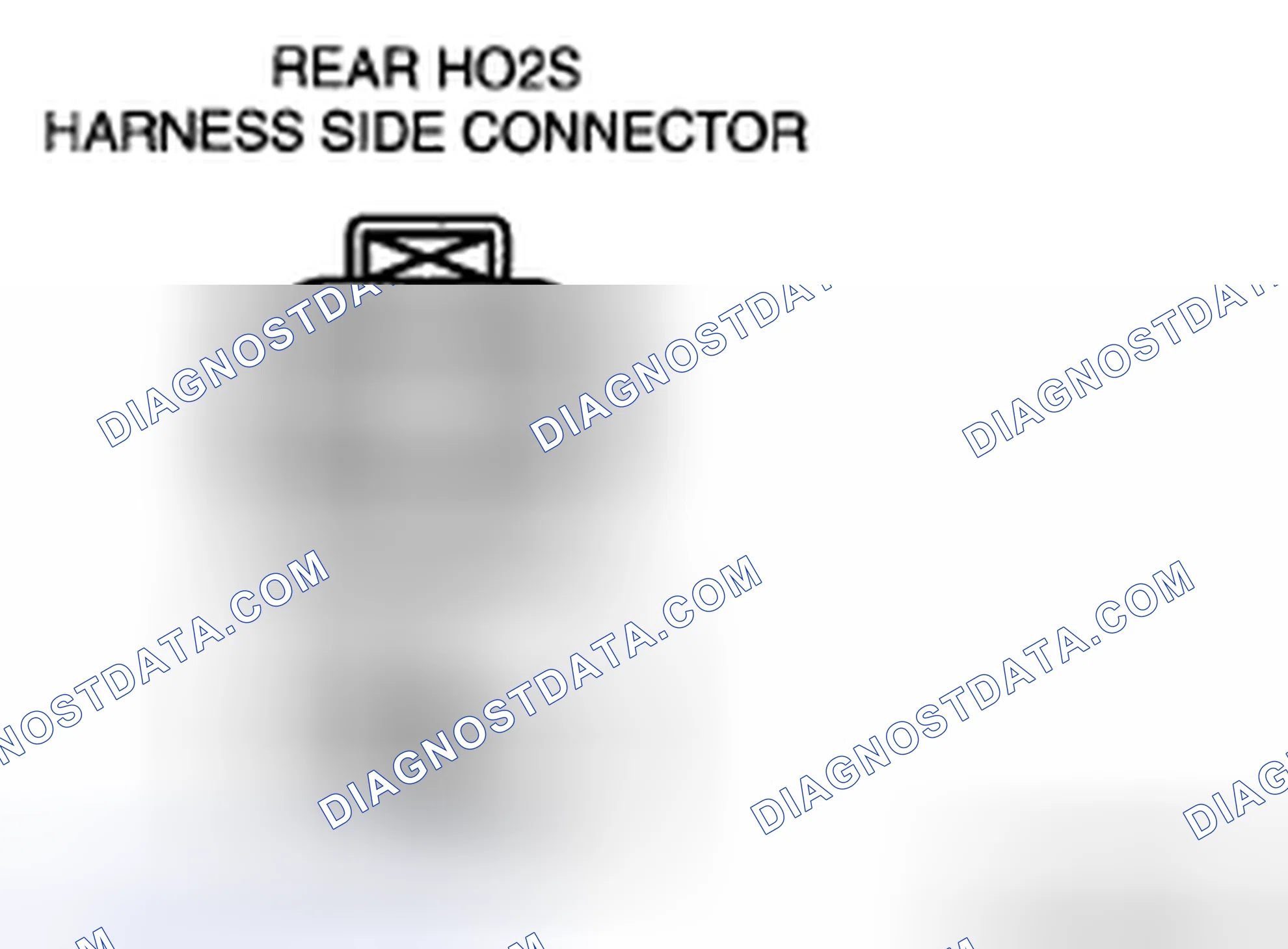 Scheme 57: Rear HO2S circuit open/short inspection (sensor)