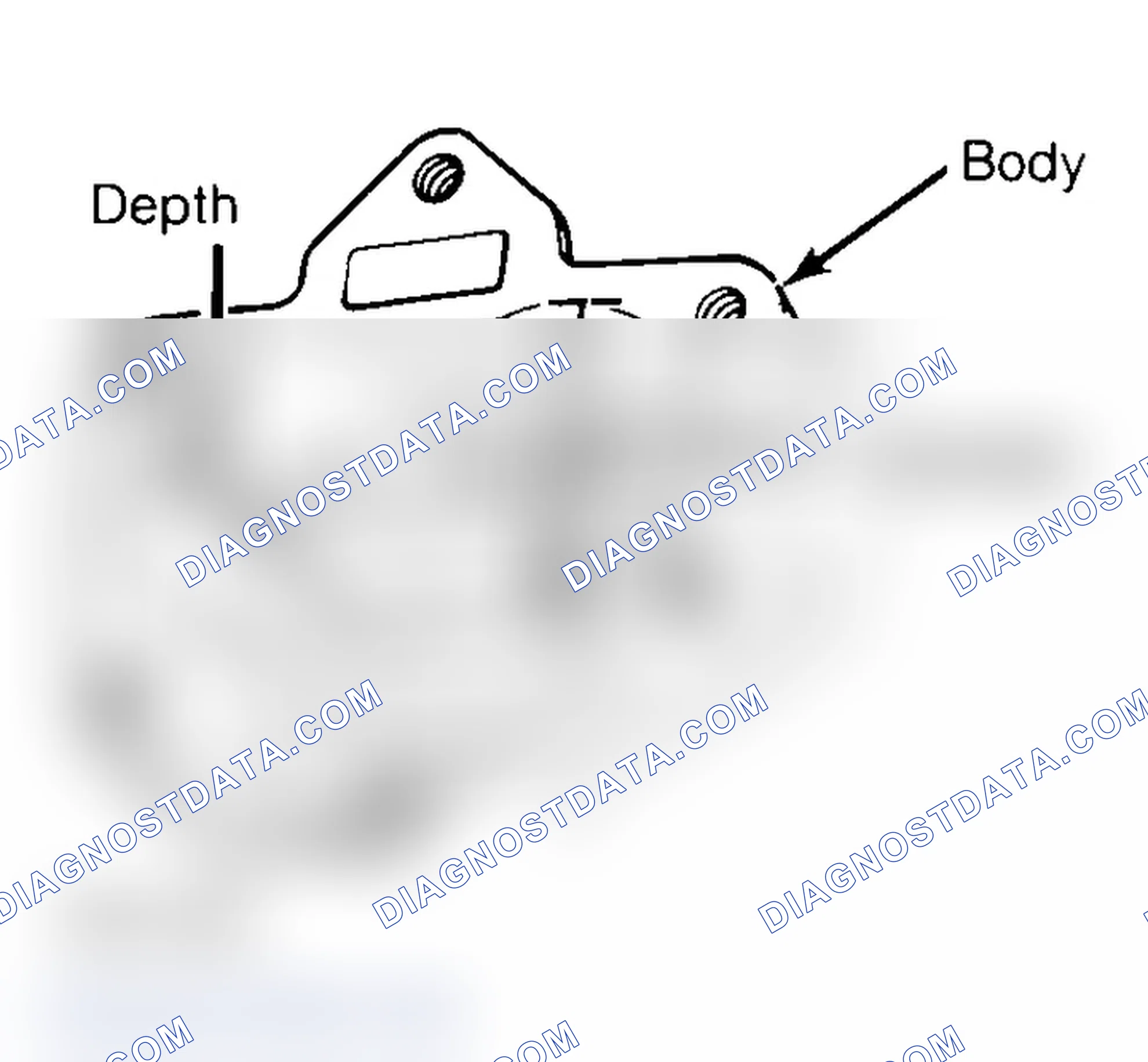Scheme 35: Measuring Oil Pump Gear Cavity