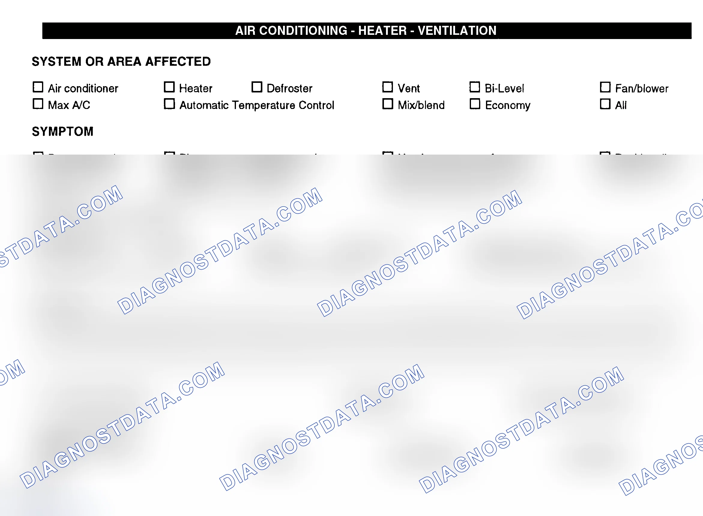 Scheme 8: Air Conditioning, Heater & Ventilation
