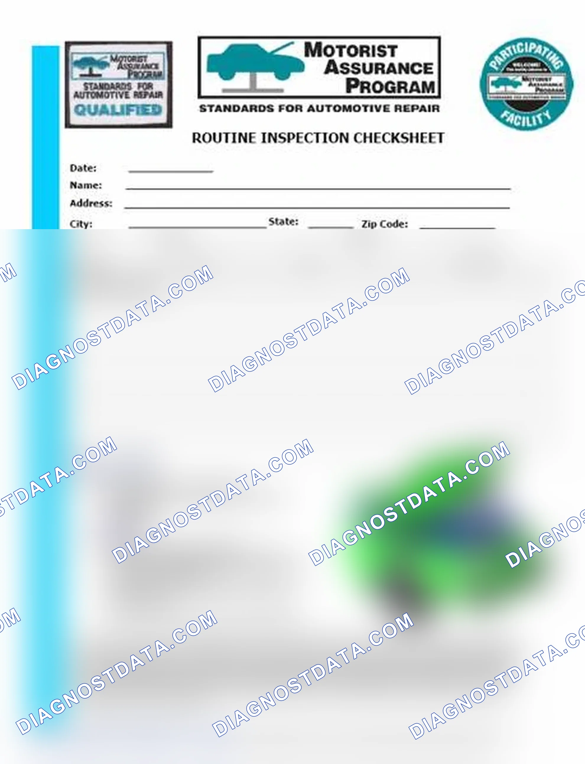 Scheme 26: Routine Inspection Checksheet (1 Of 2)