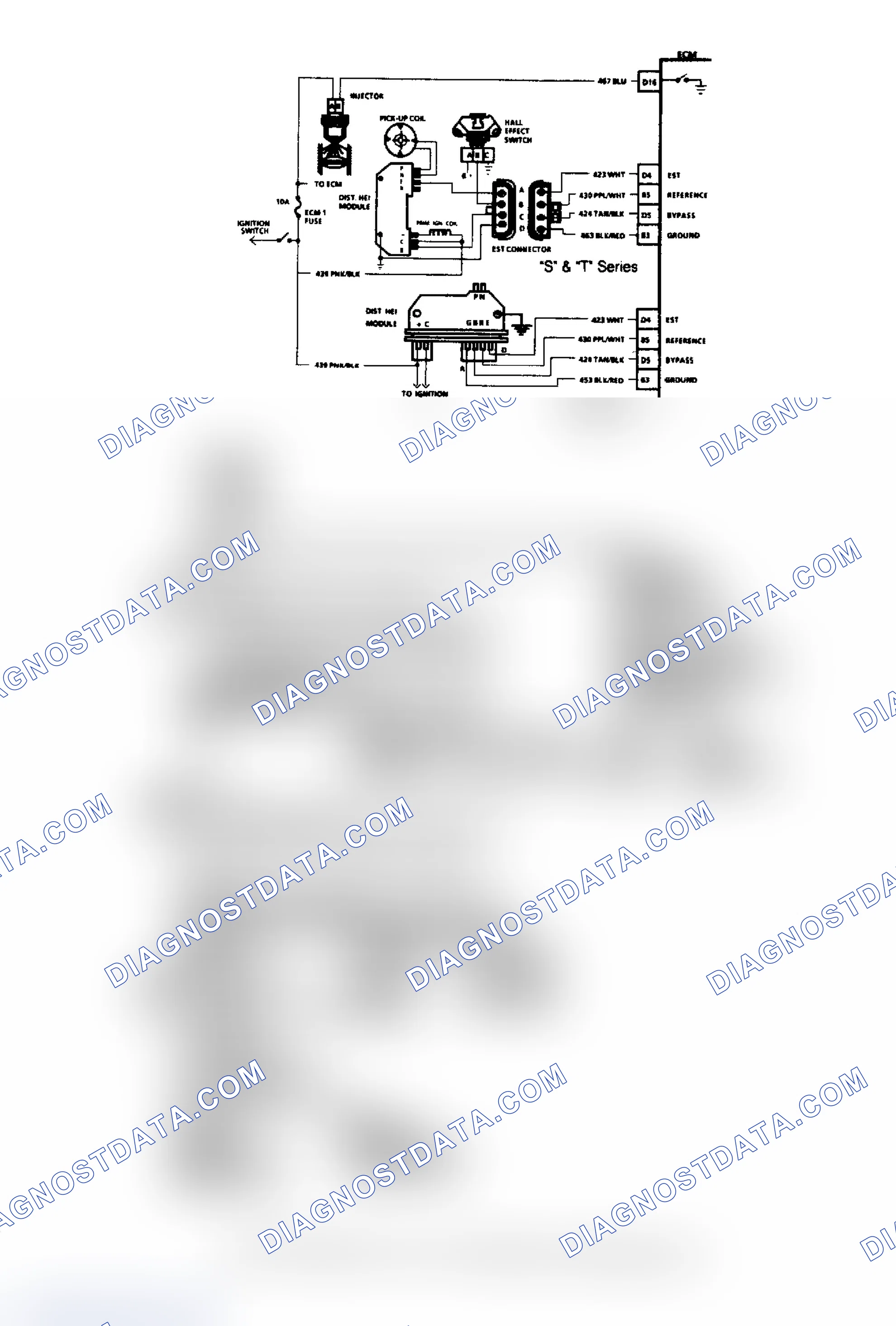 Scheme 116: Chart A4, Injector Circuit Diagnosis (2.5L)
