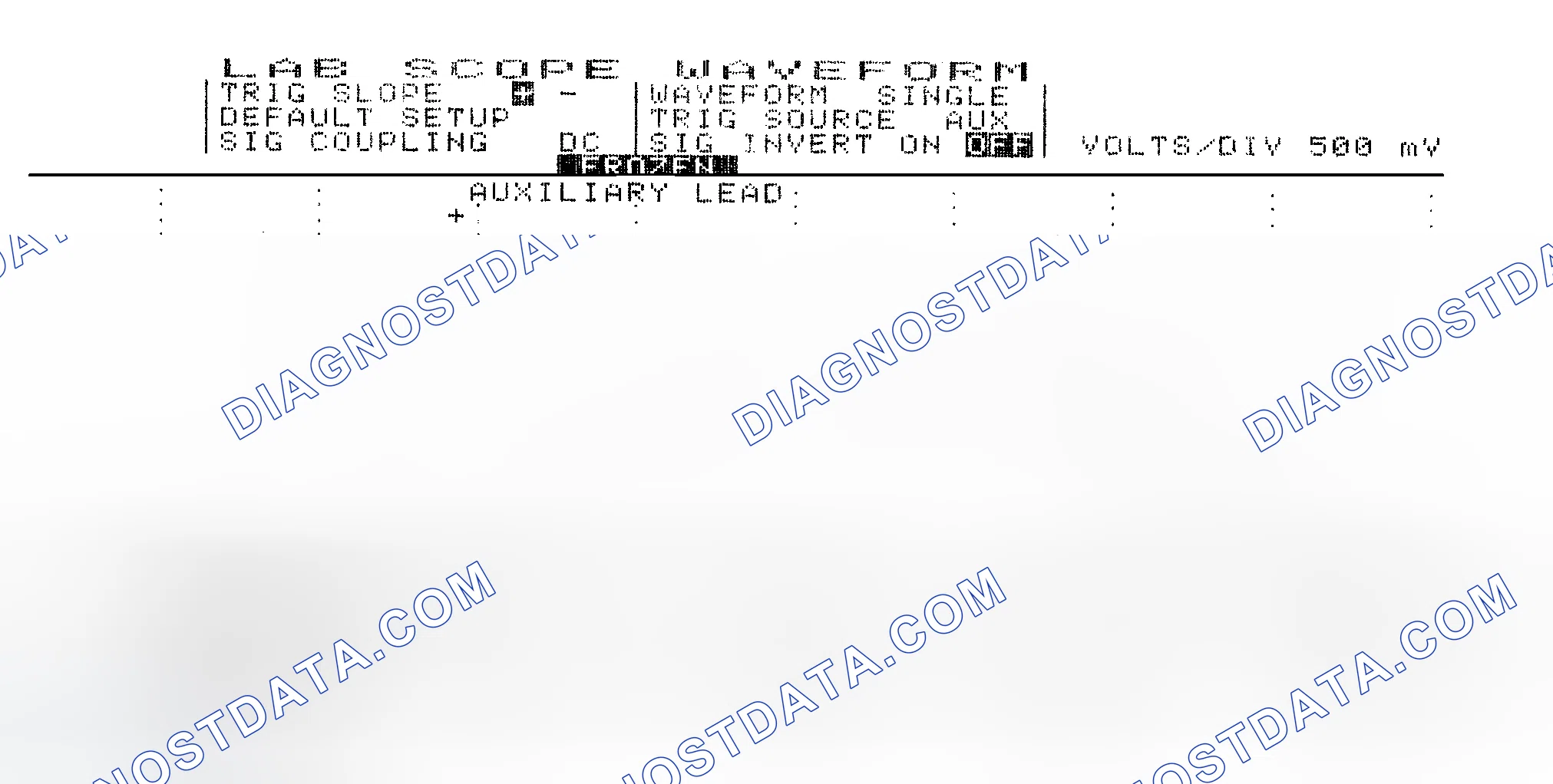 Scheme 14: Single Injector w/Excessive Current Flow - Current Pattern