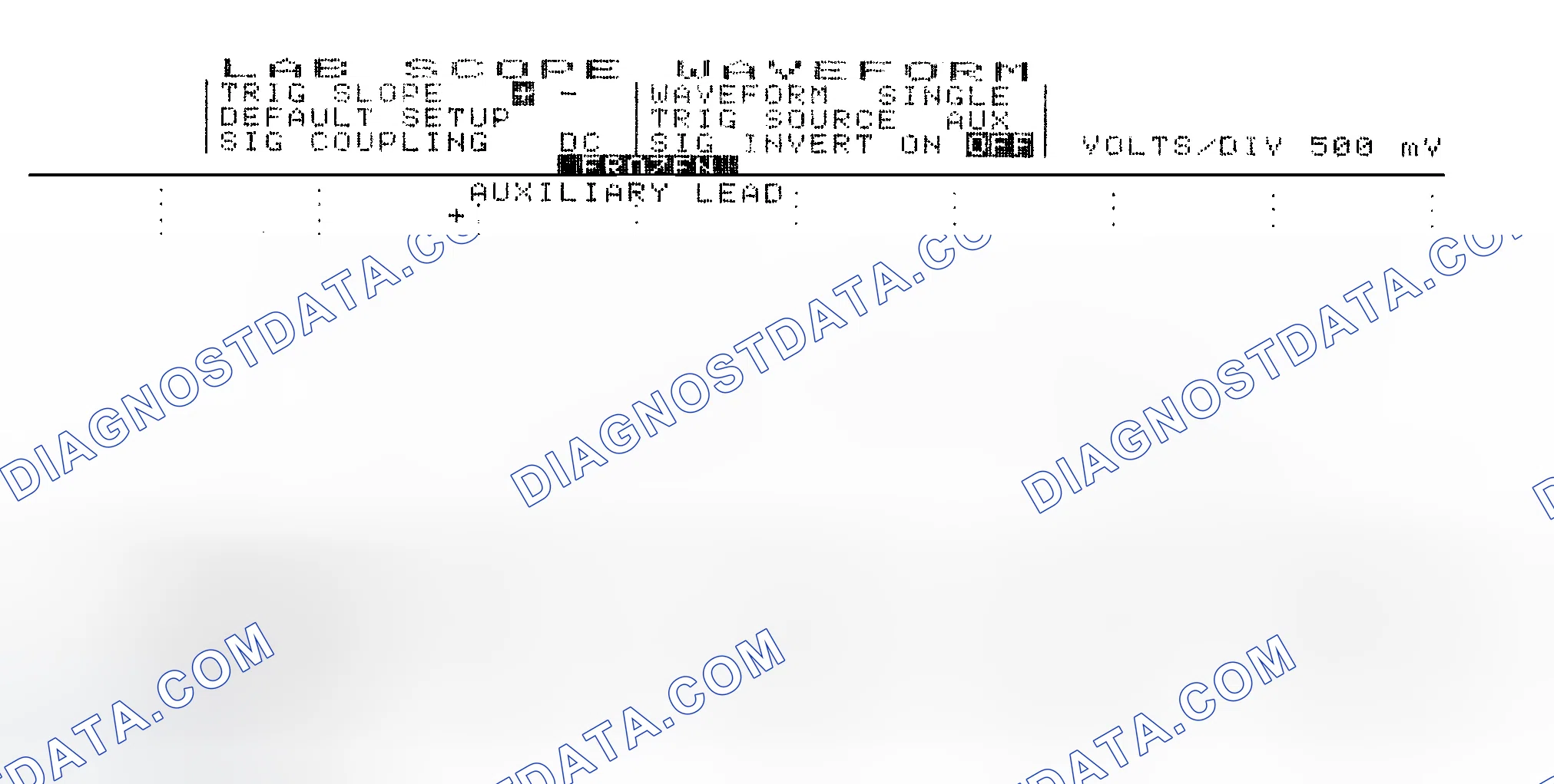 Scheme 14: Single Injector w/Excessive Current Flow - Current Pattern