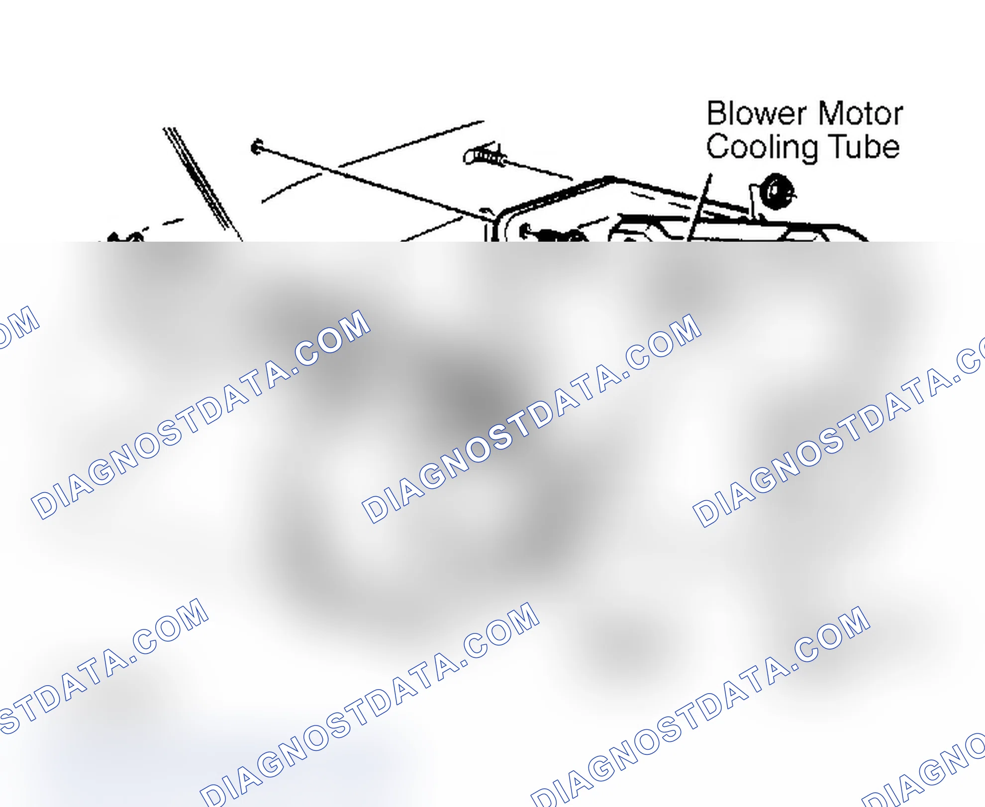 Scheme 1: Blower Motor Installation "C" and "K" models shown. "G" and "S" models similar.