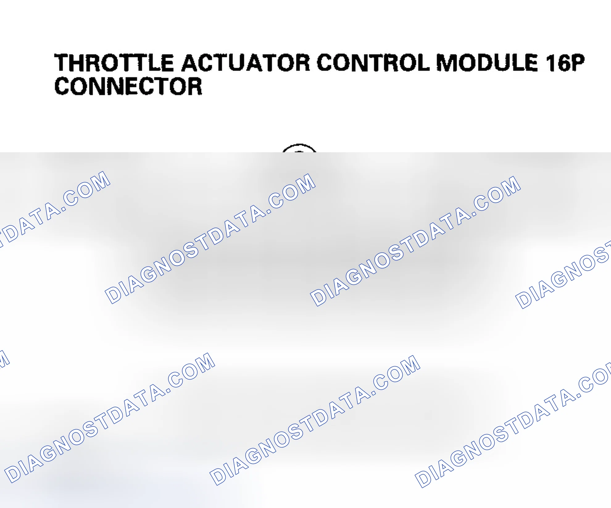 Scheme 724: DTC P2118: Throttle Actuator Current Range/Performance Problem