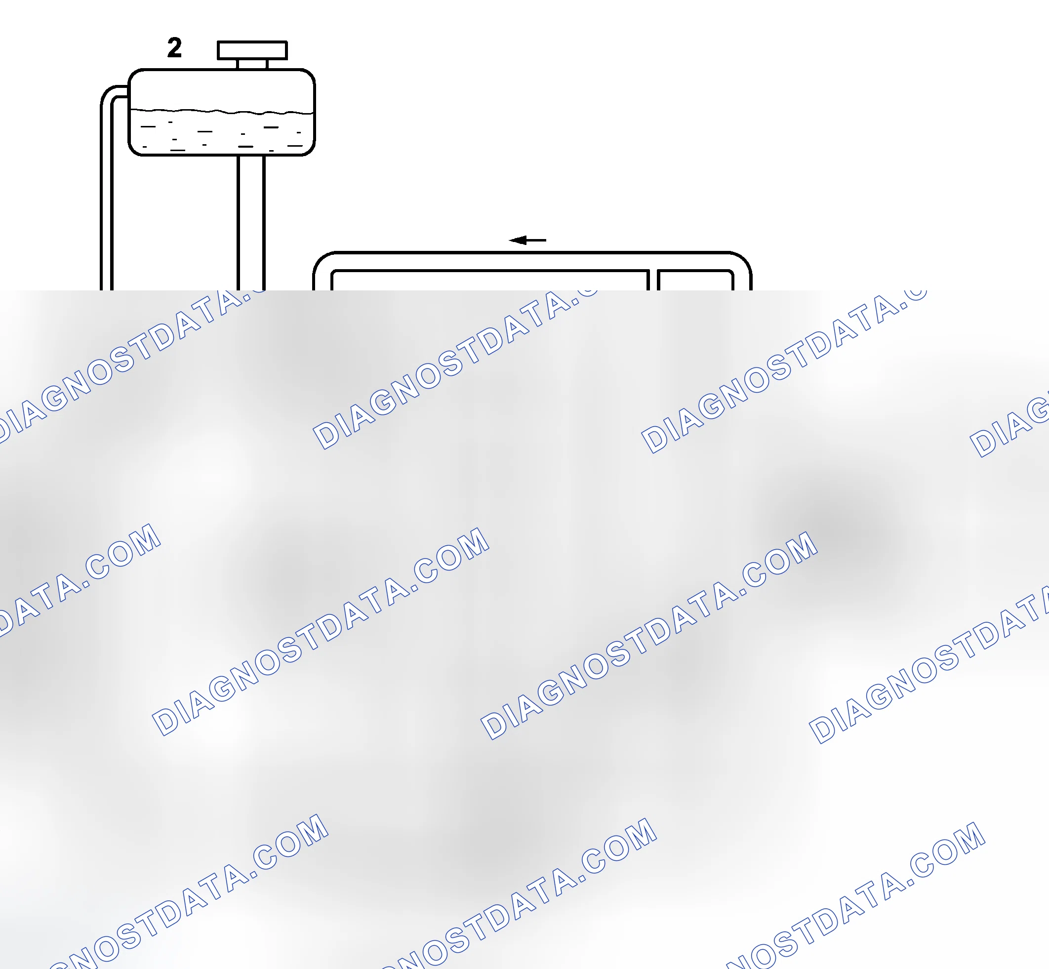 Scheme 141: Cooling system diagram, 4-cyl.