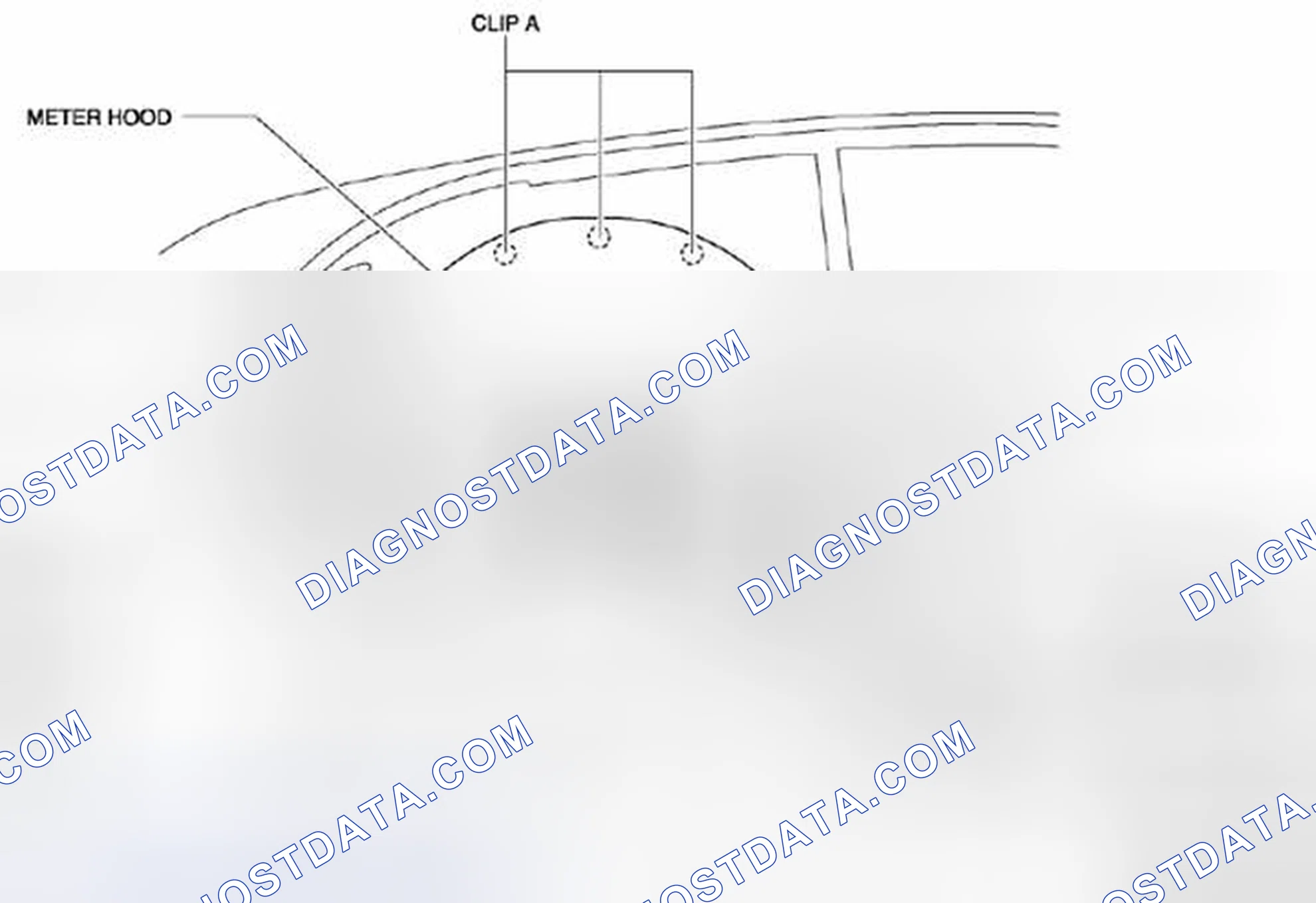 Scheme 13: METER HOOD REMOVAL/INSTALLATION
