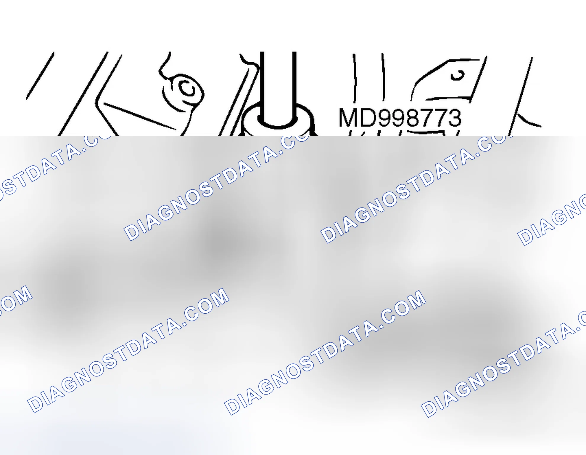 Scheme 5: << A >> KNOCK SENSOR REMOVAL