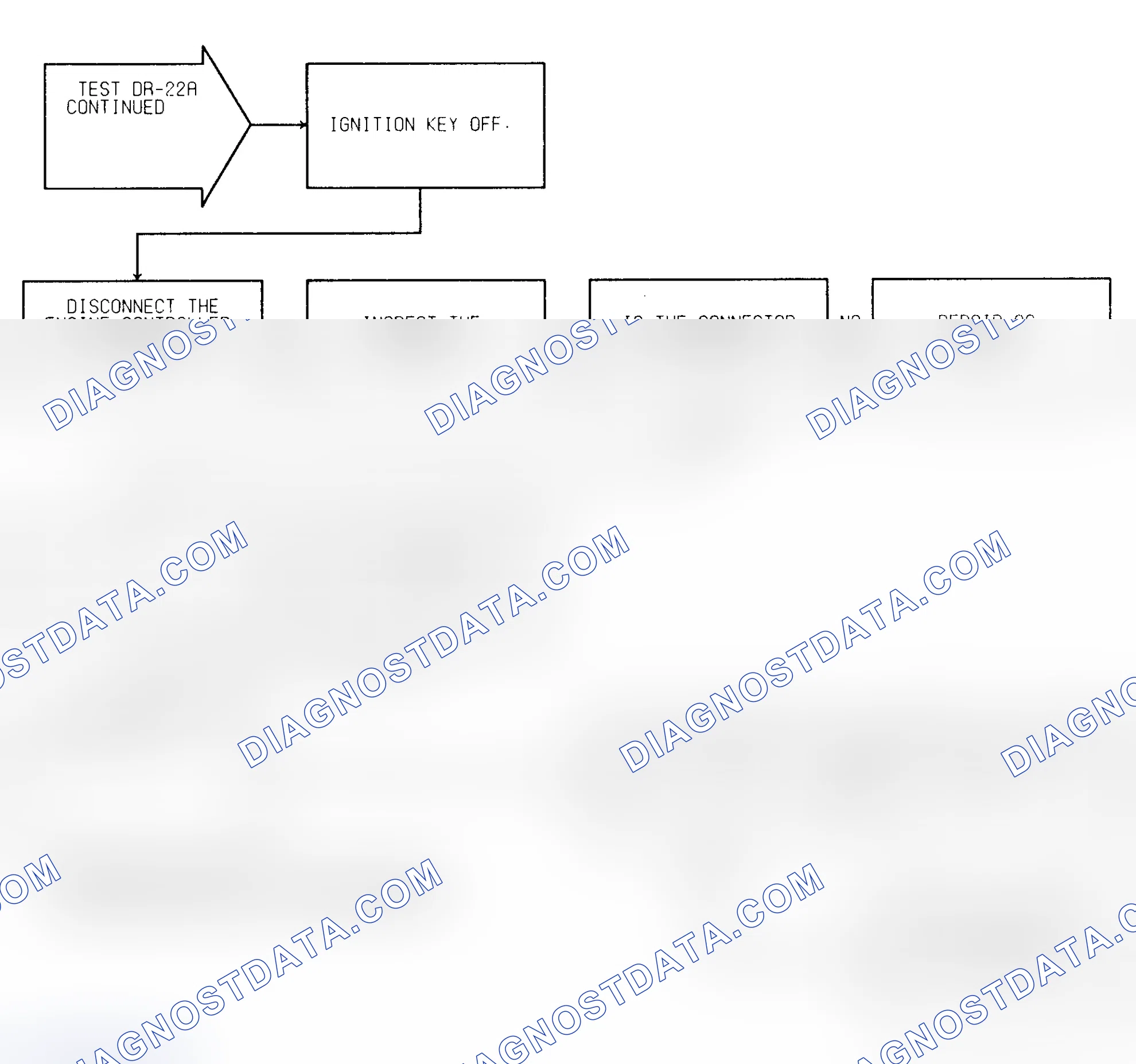 Scheme 227: Test DR-22A (2 of 2) AB/AD Bodies A/C Clutch Relay Circuit