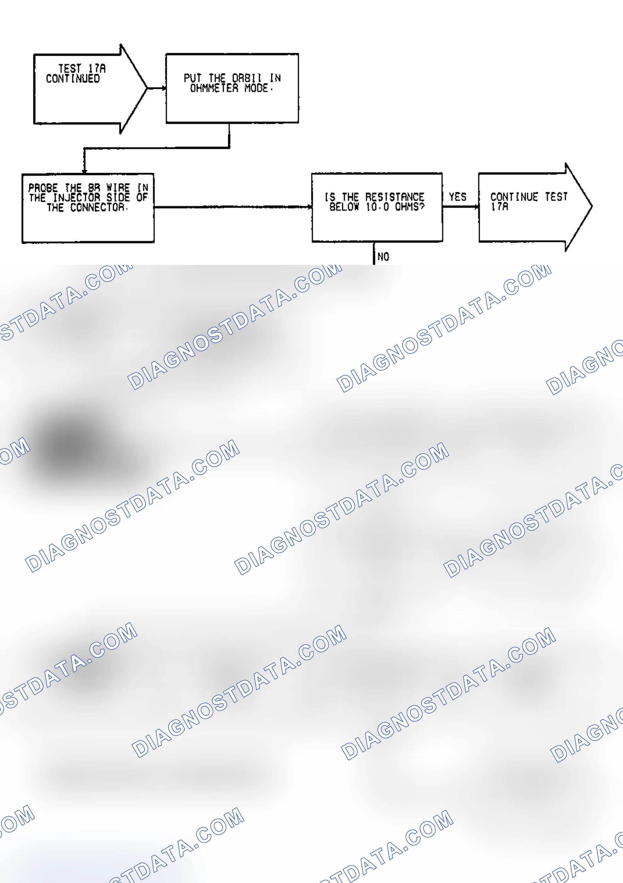 Scheme 626: Test DR-17A Code 27, (2 of 3) Injector No. 2 Control Circuit