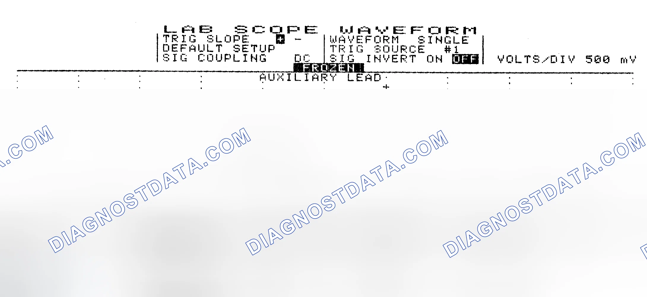 Scheme 10: Single Injector w/Excessive Current Flow - Current Pattern