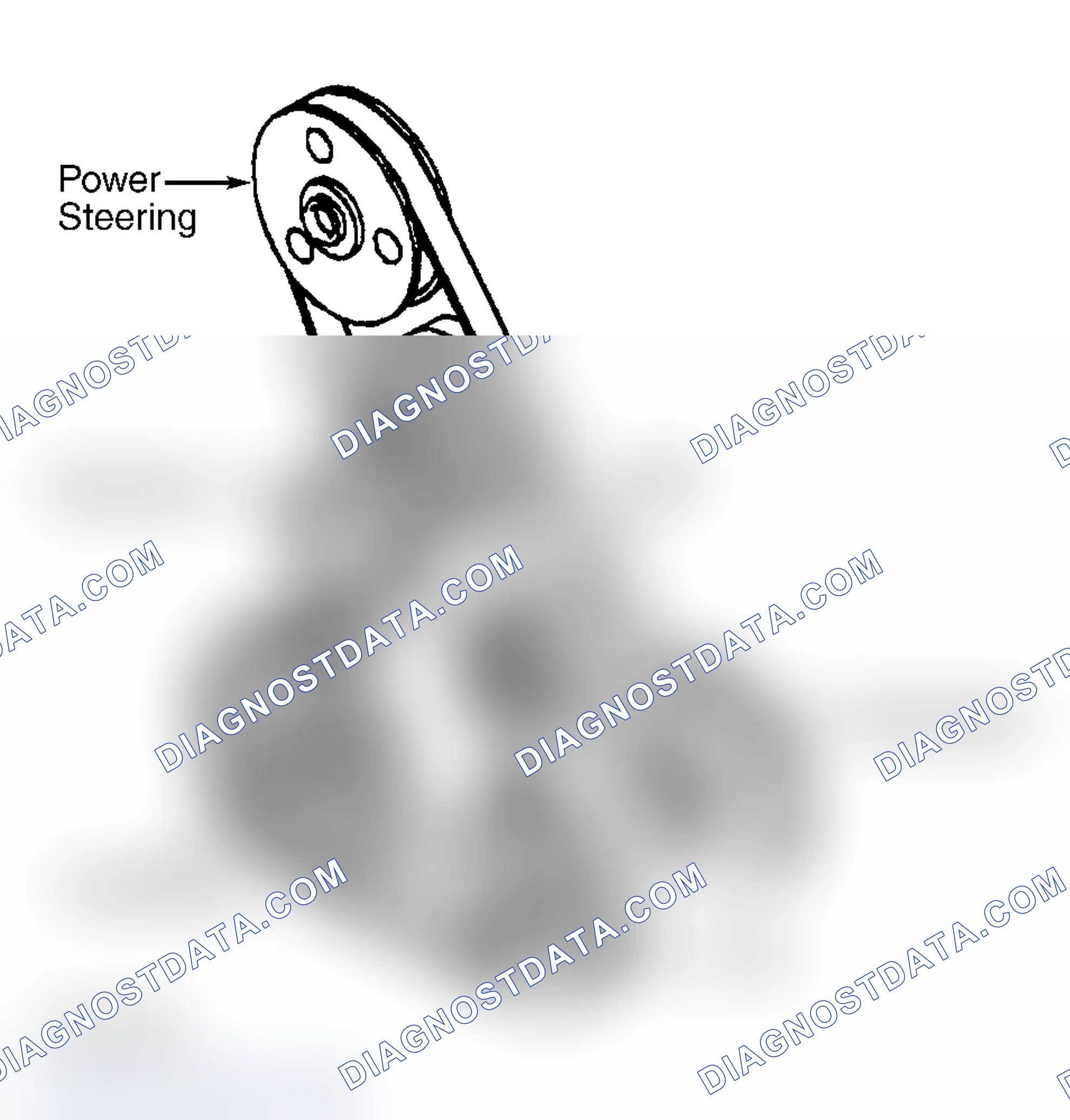 Scheme 18: Serpentine Belt Routing (4.0L "G" Body & 4.6L "E" & "K" Bodies)