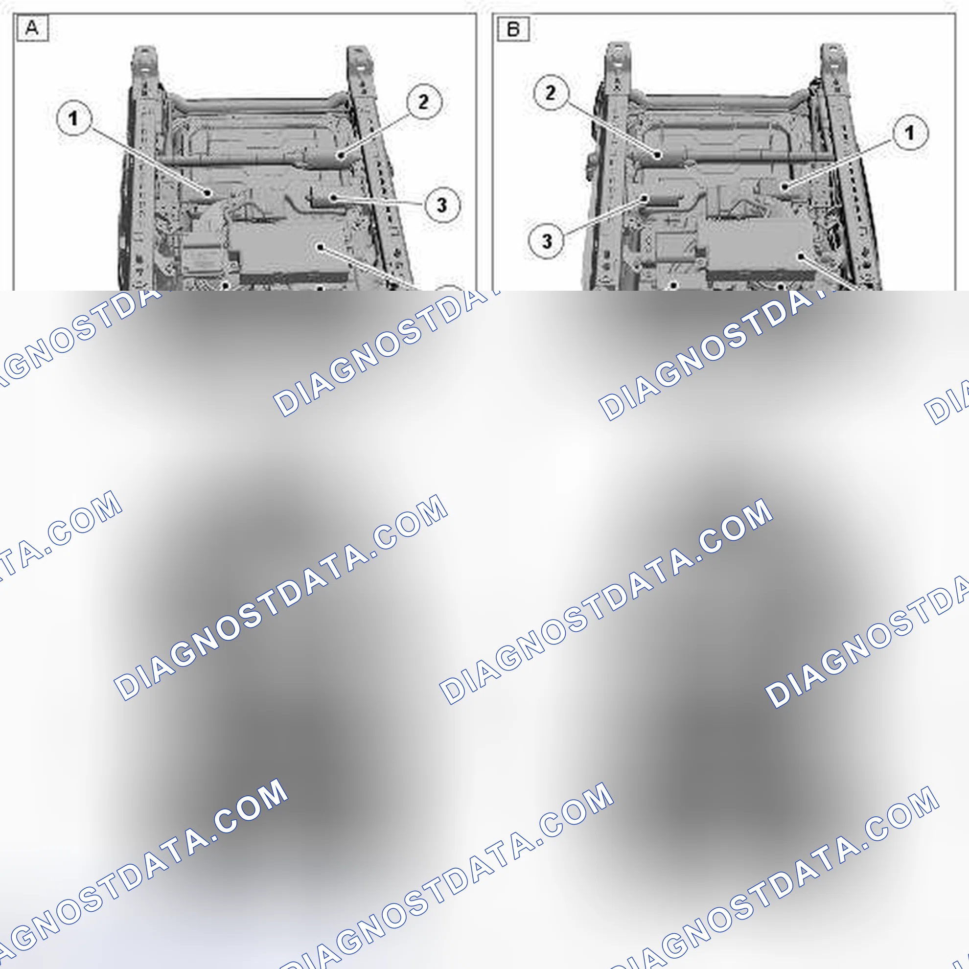 Scheme 52: FRONT SEAT CONTROL COMPONENTS