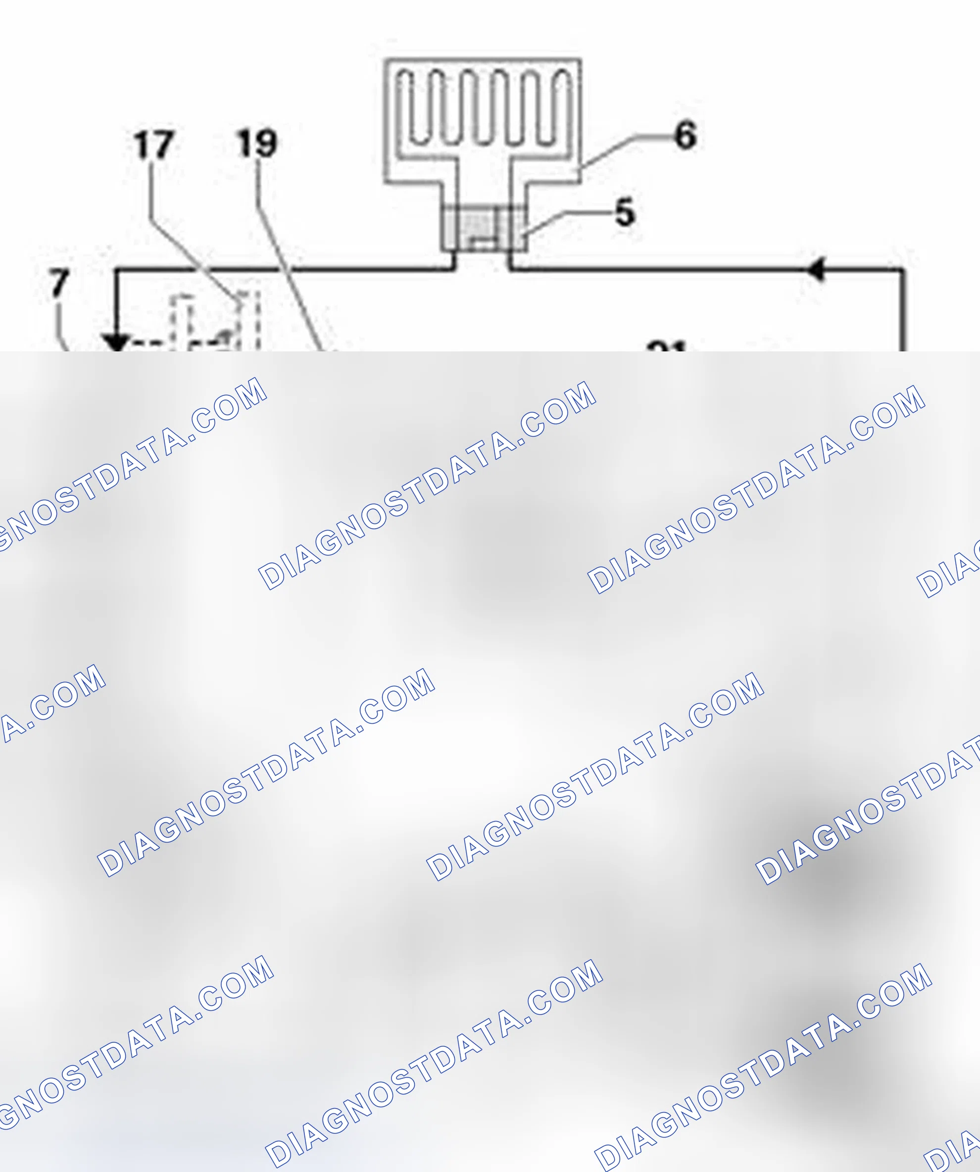 Scheme 4: Refrigerant circuit with expansion valve, fluid reservoir and second evaporator