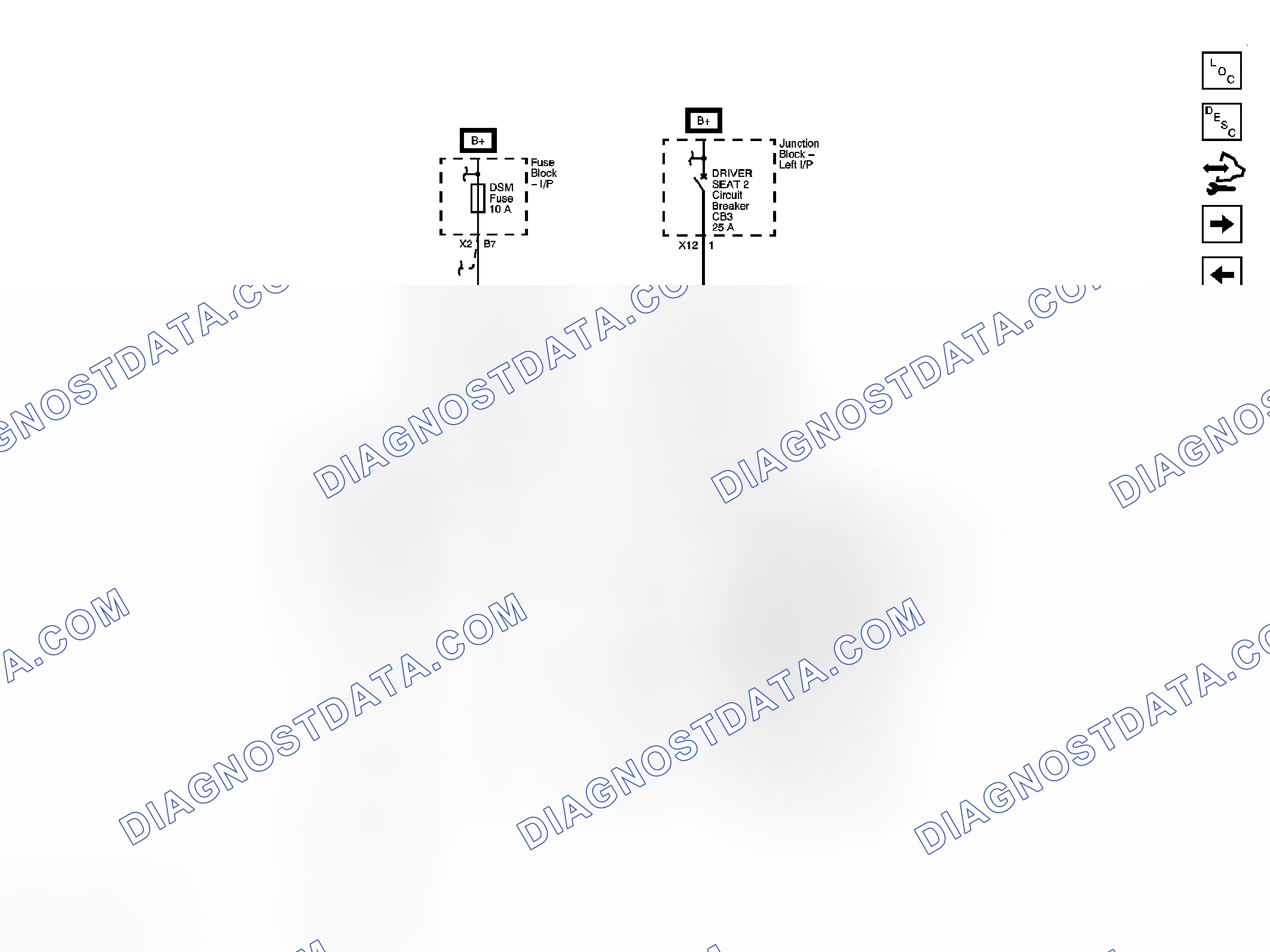 Scheme 21: Driver Seat Schematics