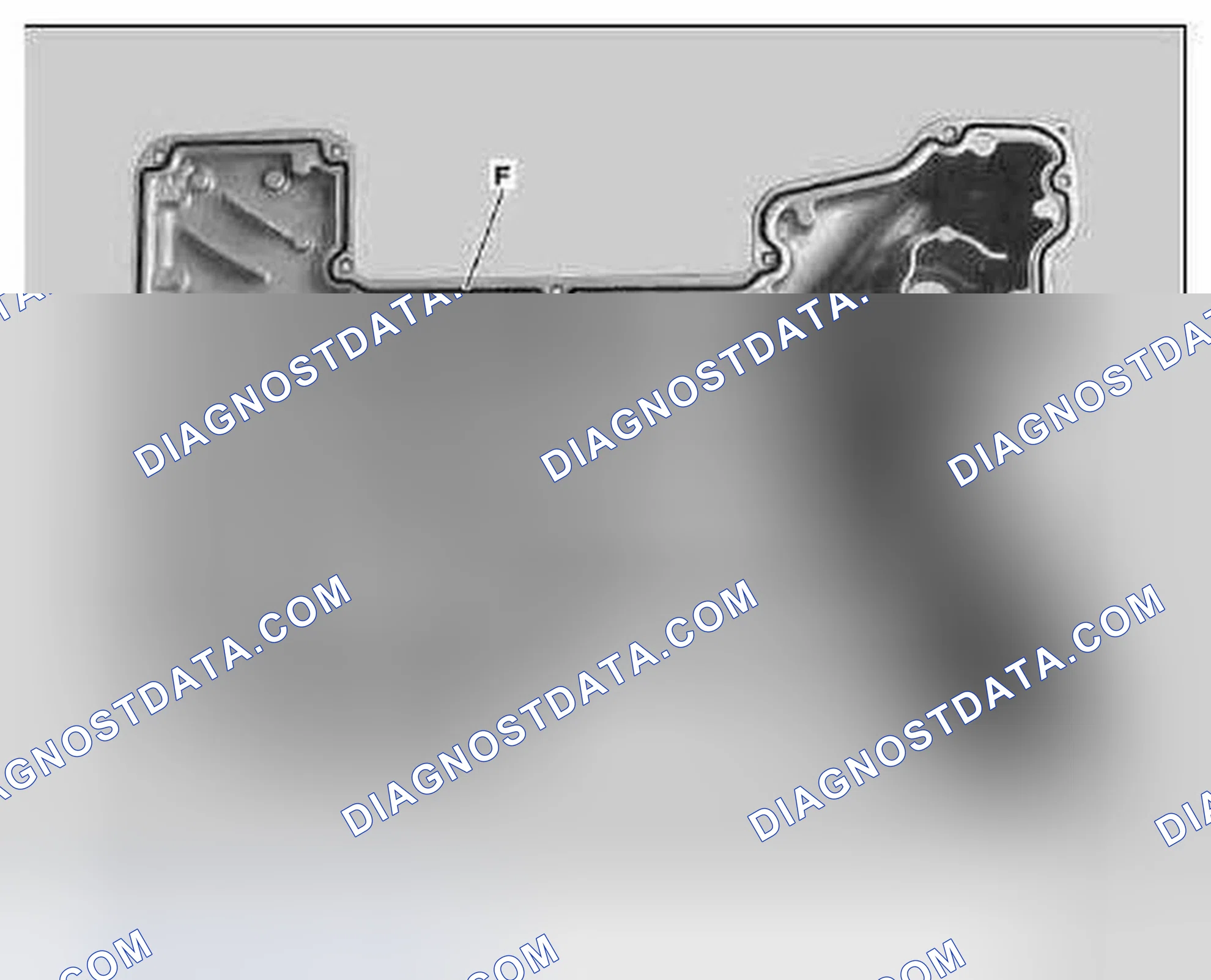 Scheme 294: Identifying Sealant Application Area On Bottom Part Of Oil Pan
