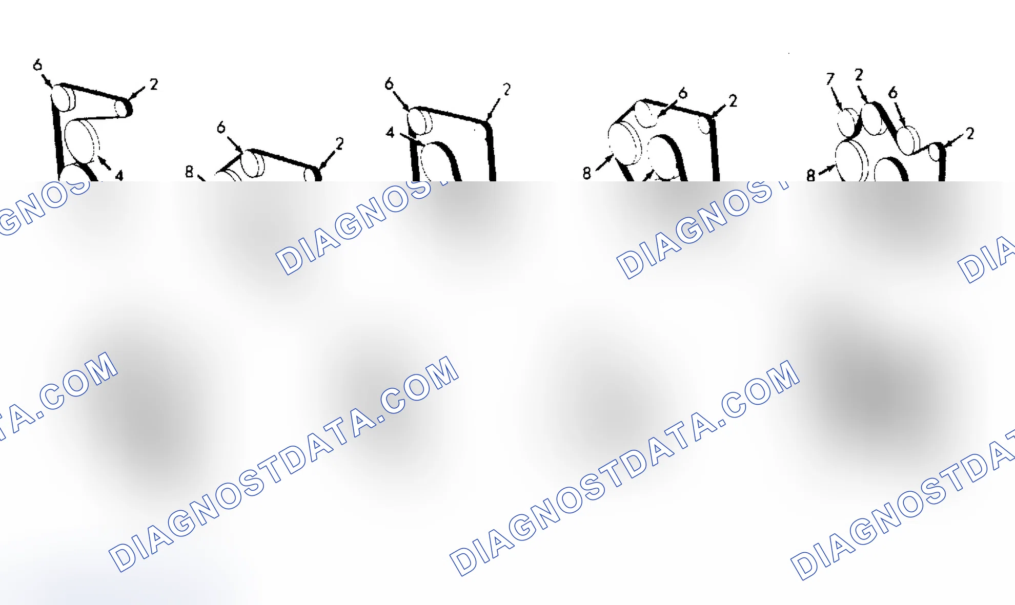 Scheme 4: Serpentine Belt Routing (4.3L, 5.0L, 5.7L, 6.2L & 7.4L)