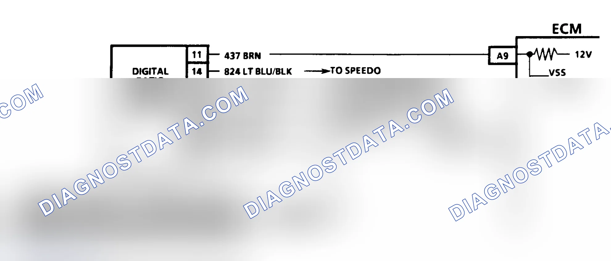 Scheme 16: Code 24 Schematic - Vehicle Speed Sensor Circuit