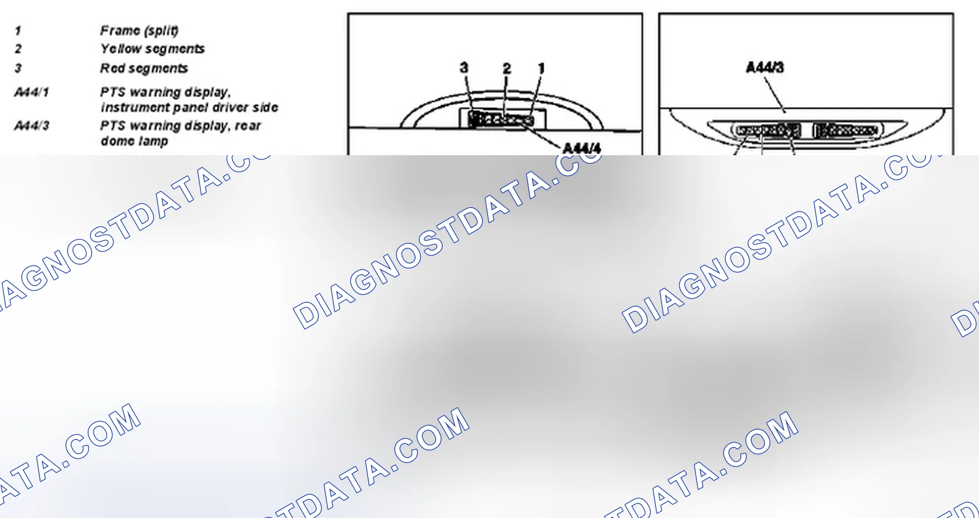 Scheme 25: Warning indicator, location - GF54.65-P-4104-02A