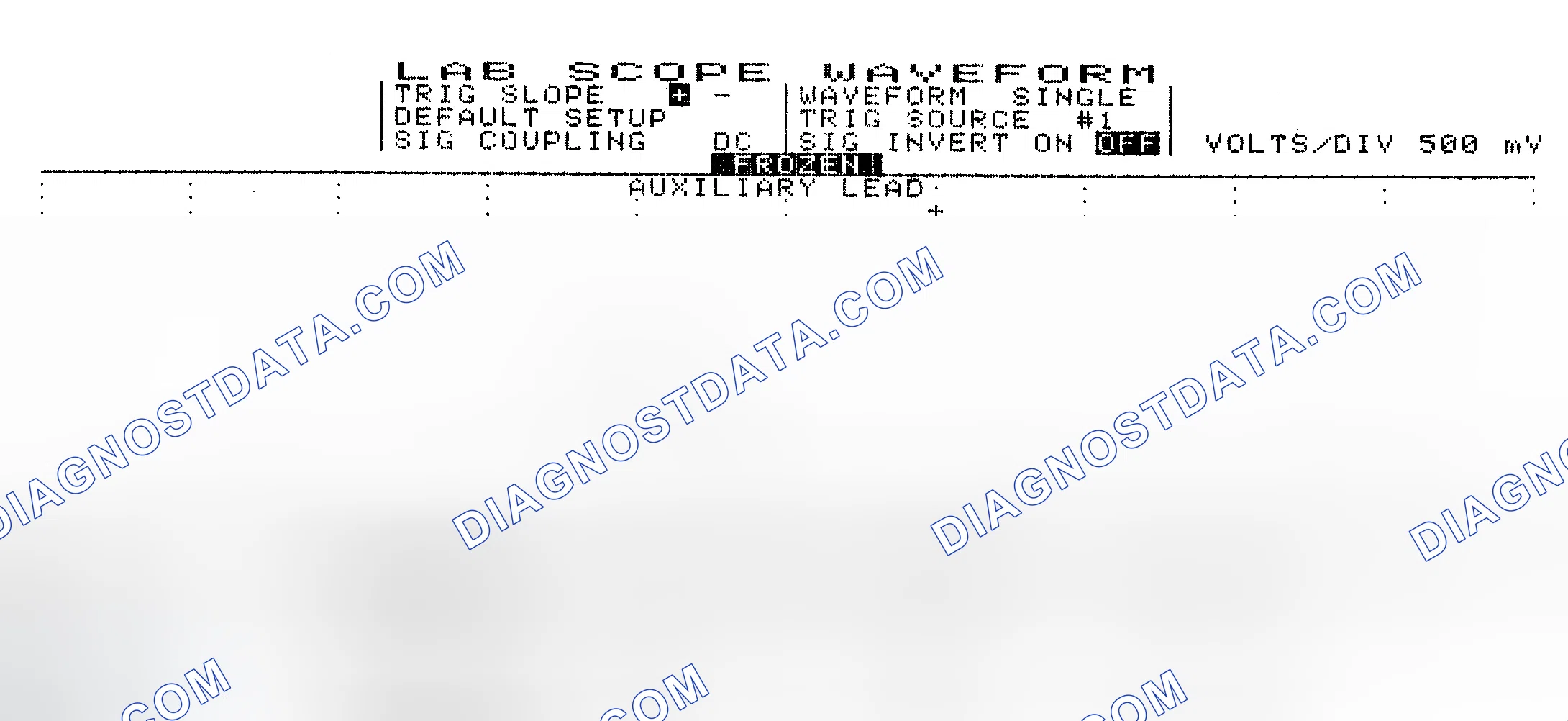 Scheme 10: Single Injector w/Excessive Current Flow - Current Pattern