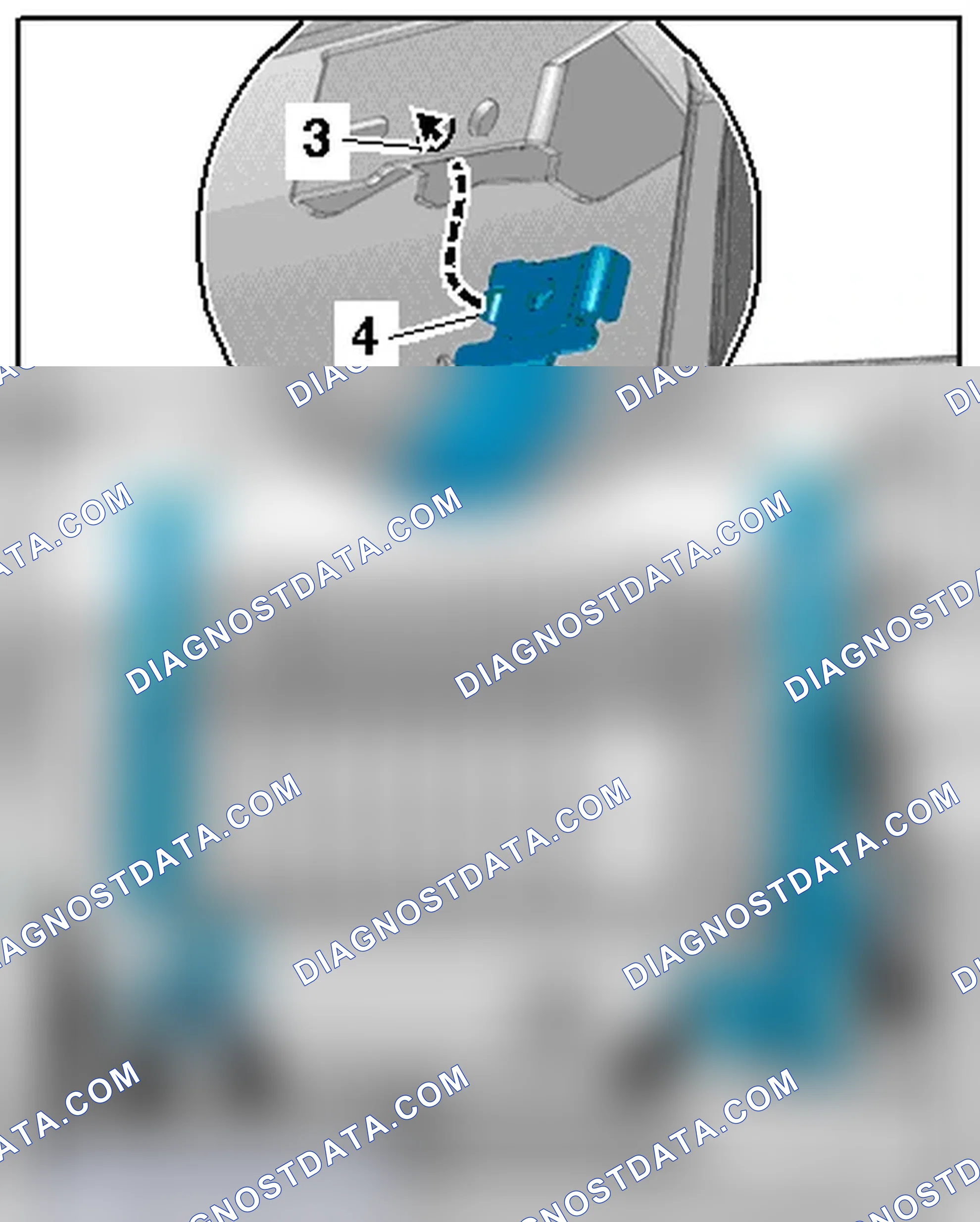 Scheme 72: GLOVE COMPARTMENT BRACKET