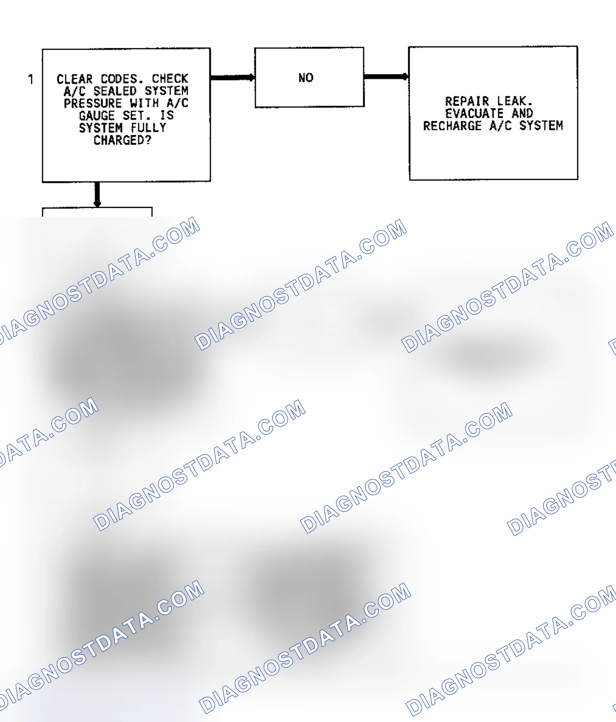 Scheme 334: CODE 66, Flowchart, Low A/C Refrigerant Charge (3.8L)