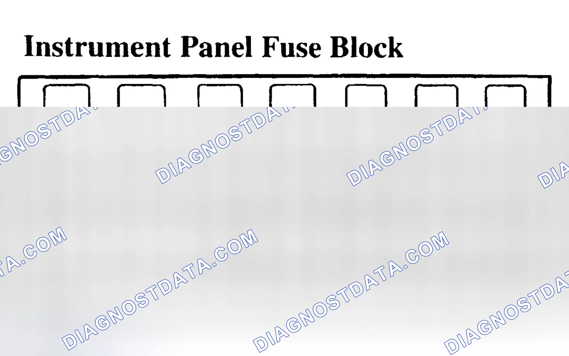 Scheme 3: FUSE PANEL IDENTIFICATION (1991-96 Models)