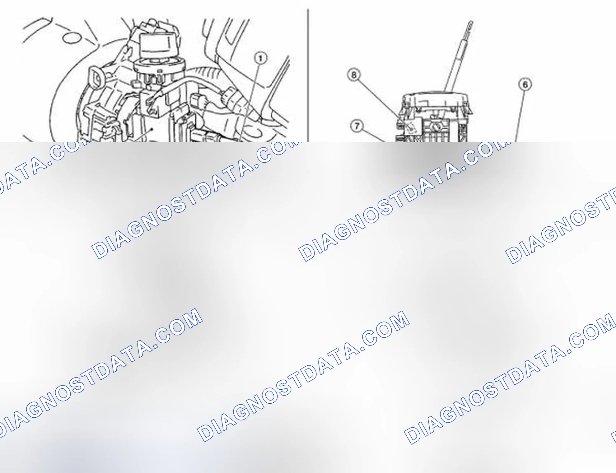 Scheme 3: Shift Lock System Electrical Parts Location