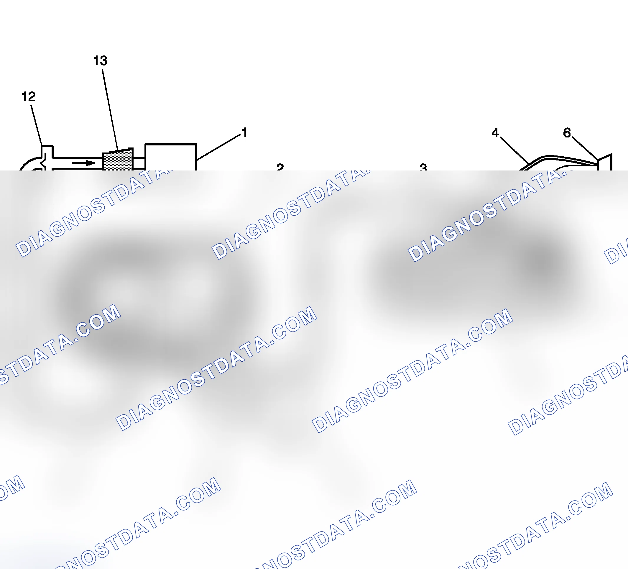 Scheme 47: Typical Evaporative Emission (EVAP) System Hose Routing Diagram