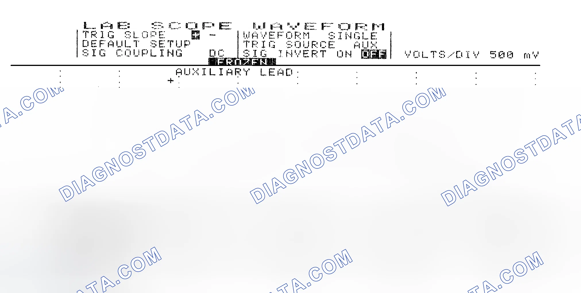 Scheme 14: Single Injector w/Excessive Current Flow - Current Pattern
