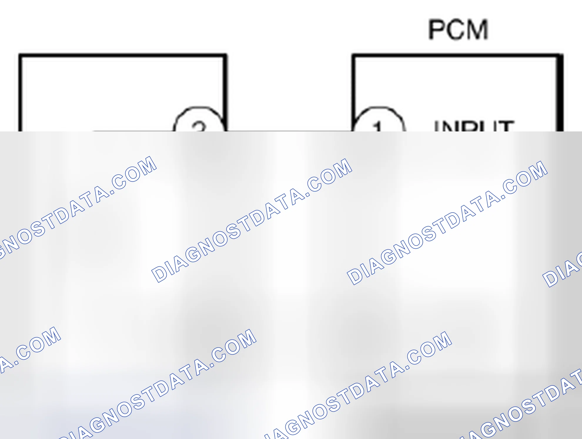 Fig. 24: Thermistor Type Circuit Diagram (IAT Sensor And ECT Sensor No.1, No.2)