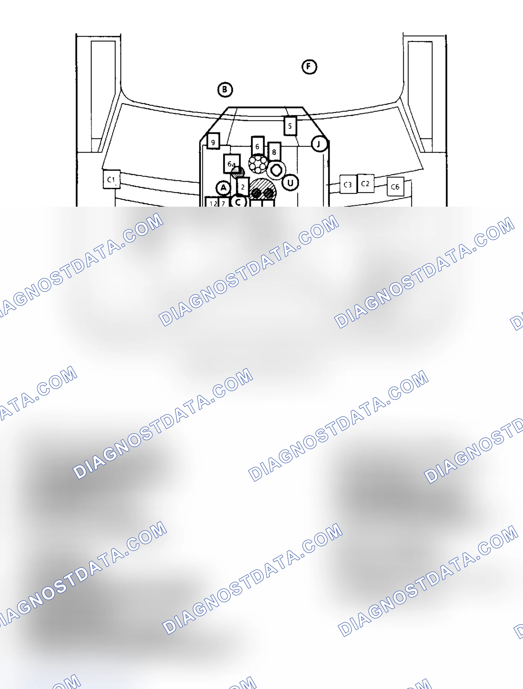 Scheme 142: Component Locations for Astro & Safari 4.3L