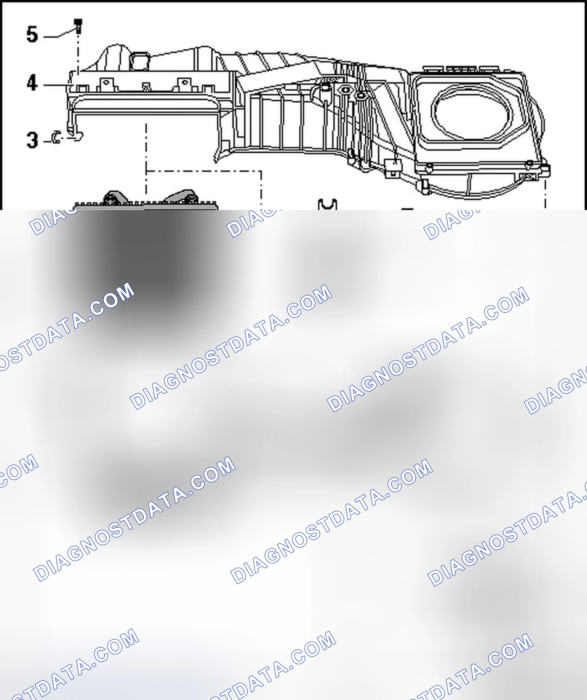 Scheme 34: EVAPORATOR HOUSING ASSEMBLY OVERVIEW