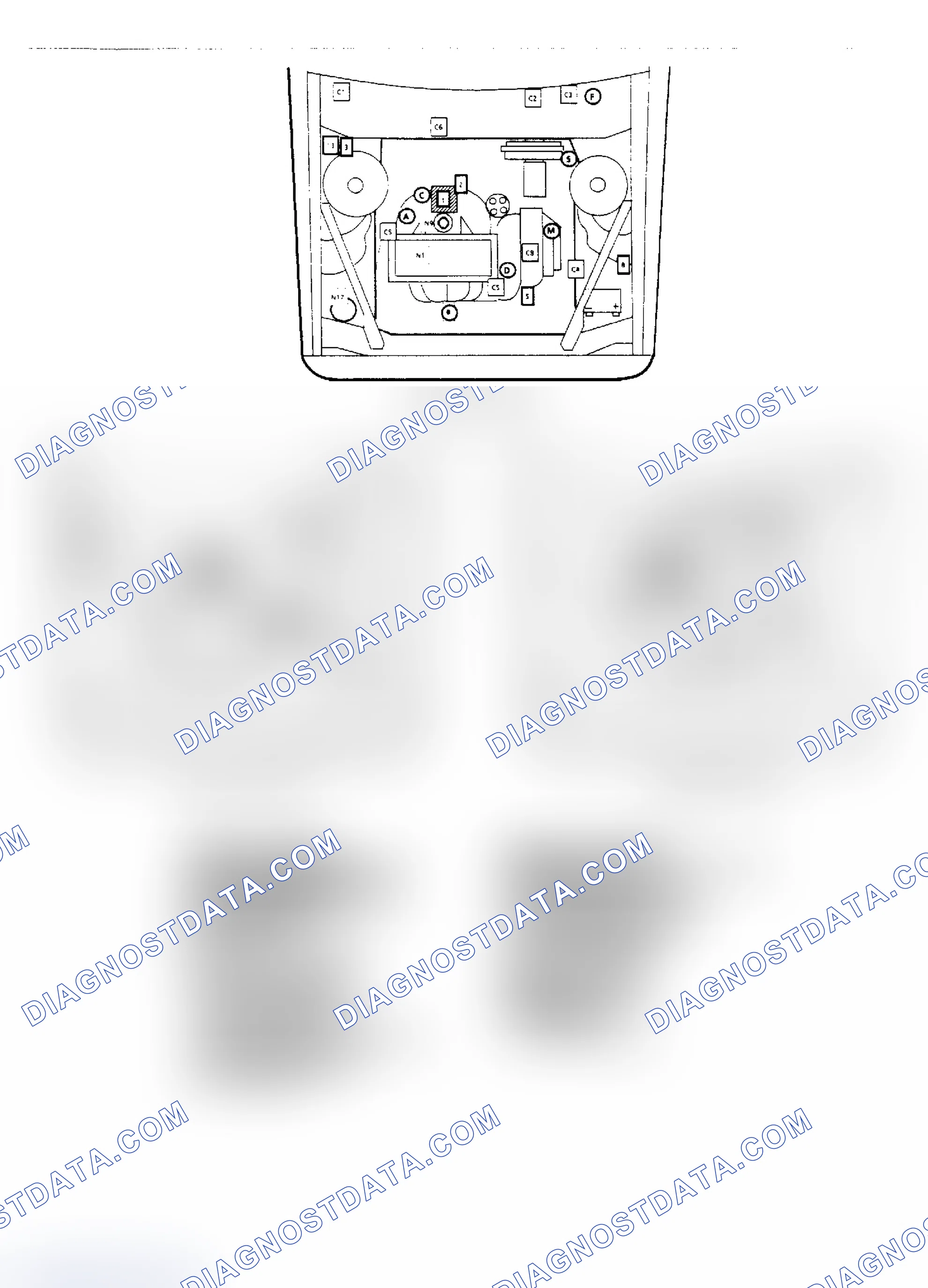 Scheme 305: Component Locations (A/N Body 2.5L)