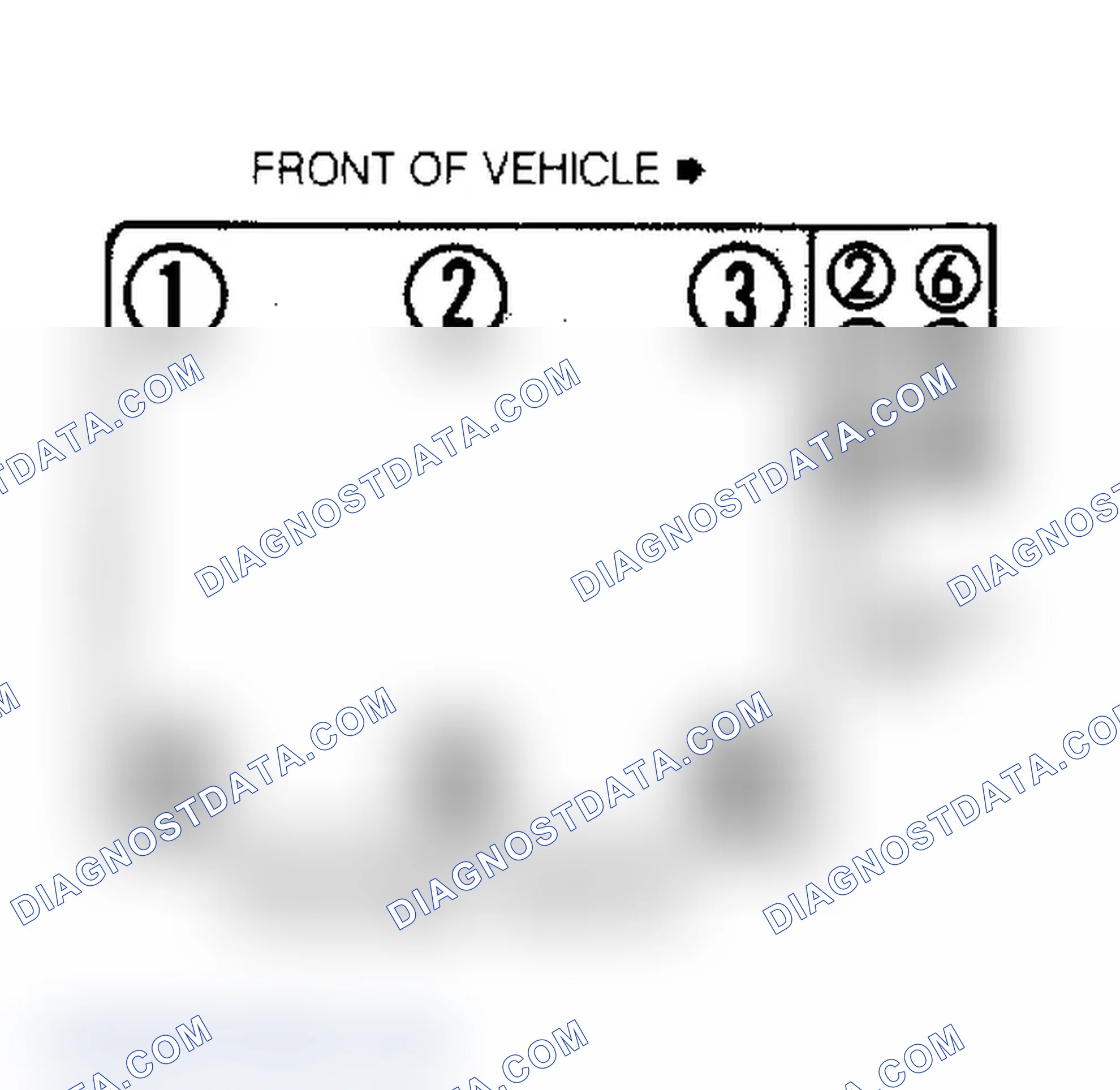 Scheme 4: Firing Order (3.0L - VIN U)